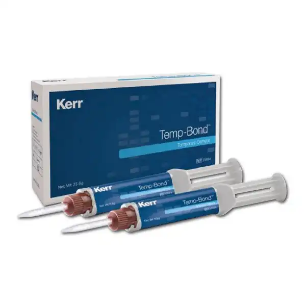TempBond Temporary Cement, Original, Automix Syringes, 11.8 g, 2/Pk, with 20 Mixing Tips