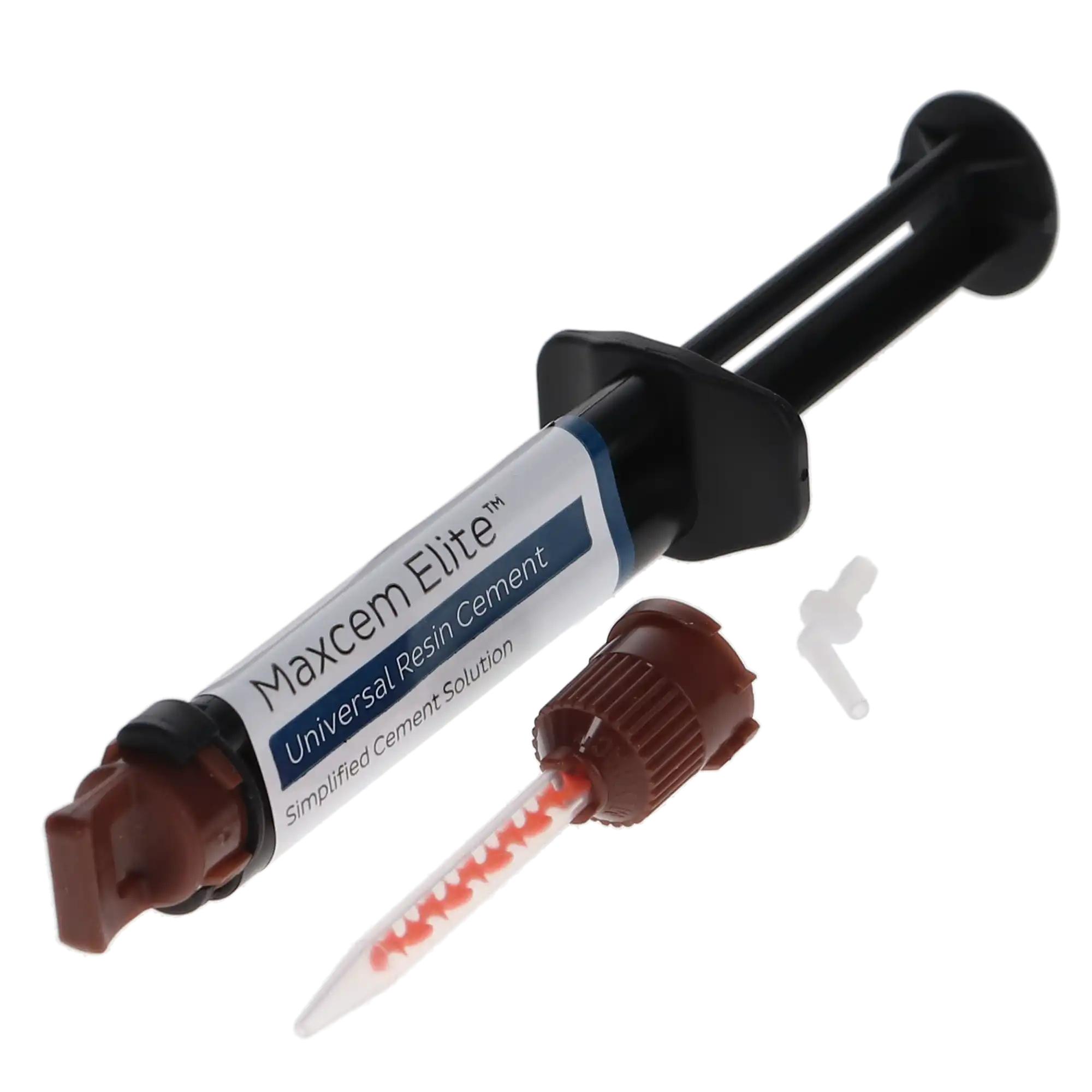 Kerr Maxcem Elite Self-Adhesive Resin Cement, Individual Shade Refill, Clear, 5 g Dual Syringe, 2/Pk, 34058