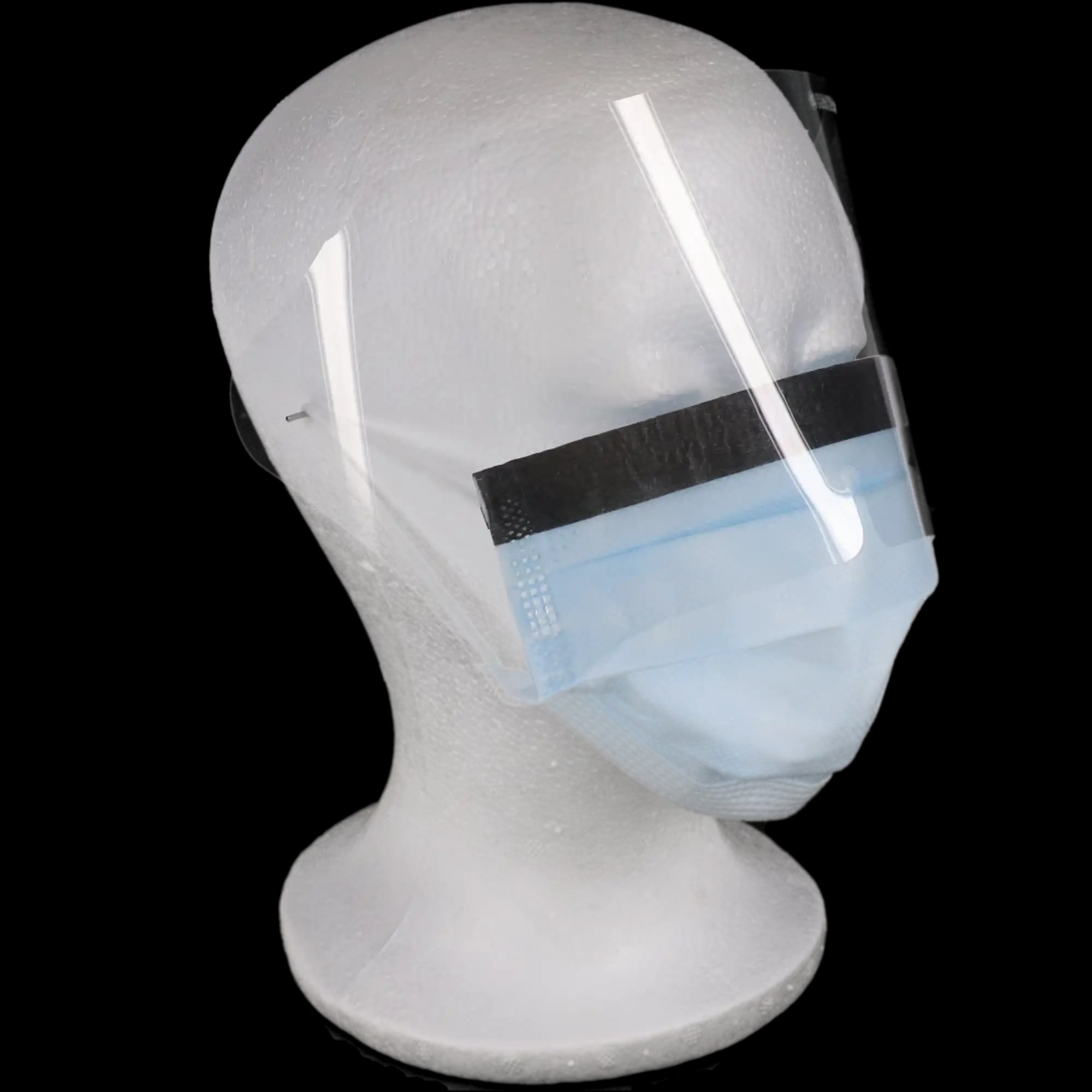 Halyard Fluidshield Procedure Mask, ASTM Level 3, Blue, with Visor, 25/Box