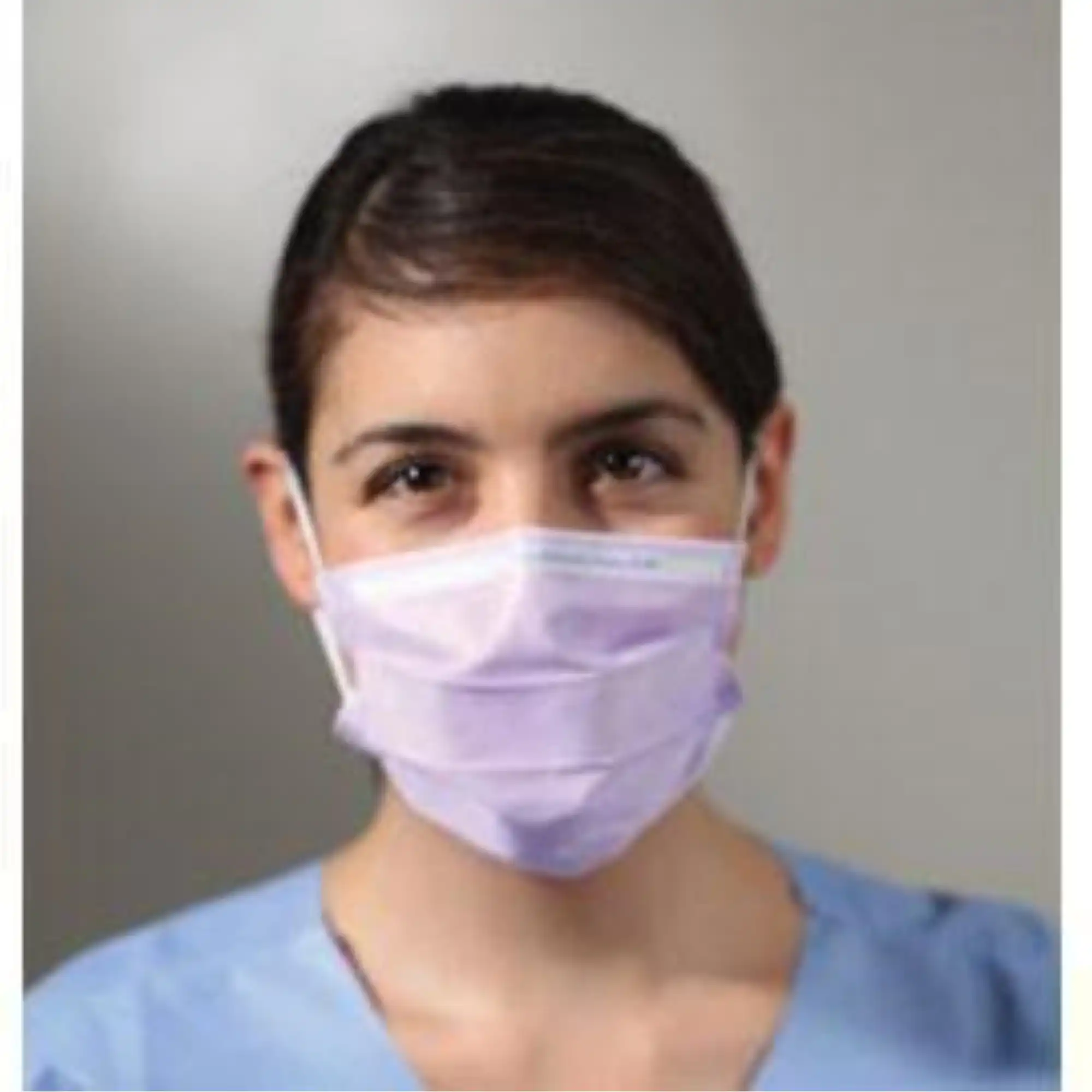 Halyard Fluidshield KC100 Earloop Procedure Mask, ASTM Level 1, Lavender, 50/Box