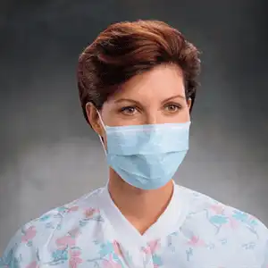 Tecnol Earloop Procedure Masks, Blue, 50/Box, 47080