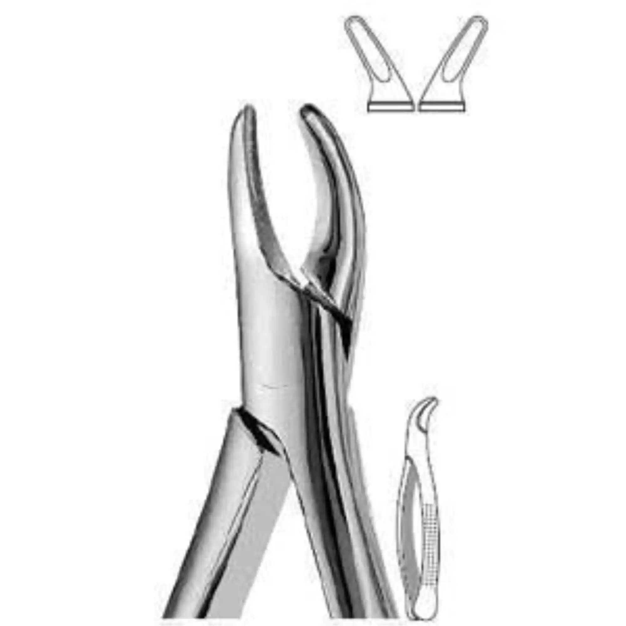 Hu-Friedy Presidential Extraction Forceps, Pedodontic Series, Universal, #150S, Upper Primary Teeth and Roots, 1/Pk, F150S