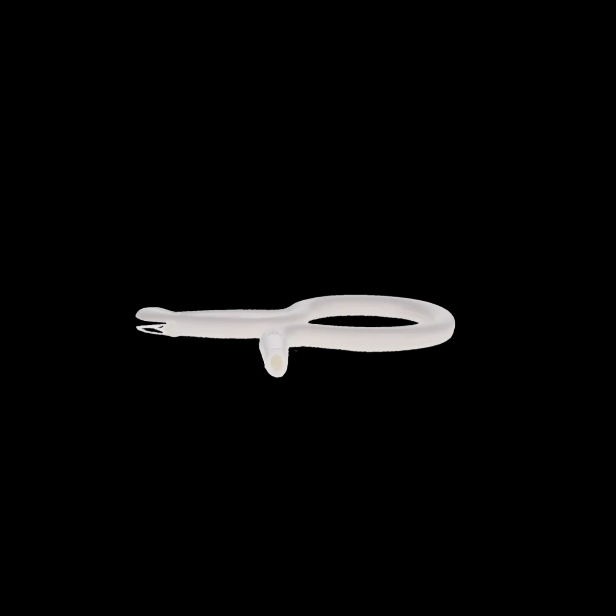 SweFlex Disposable Saliva Ejector Tips, Plastic, White, Anatomical Design, 100/Pk, 254150