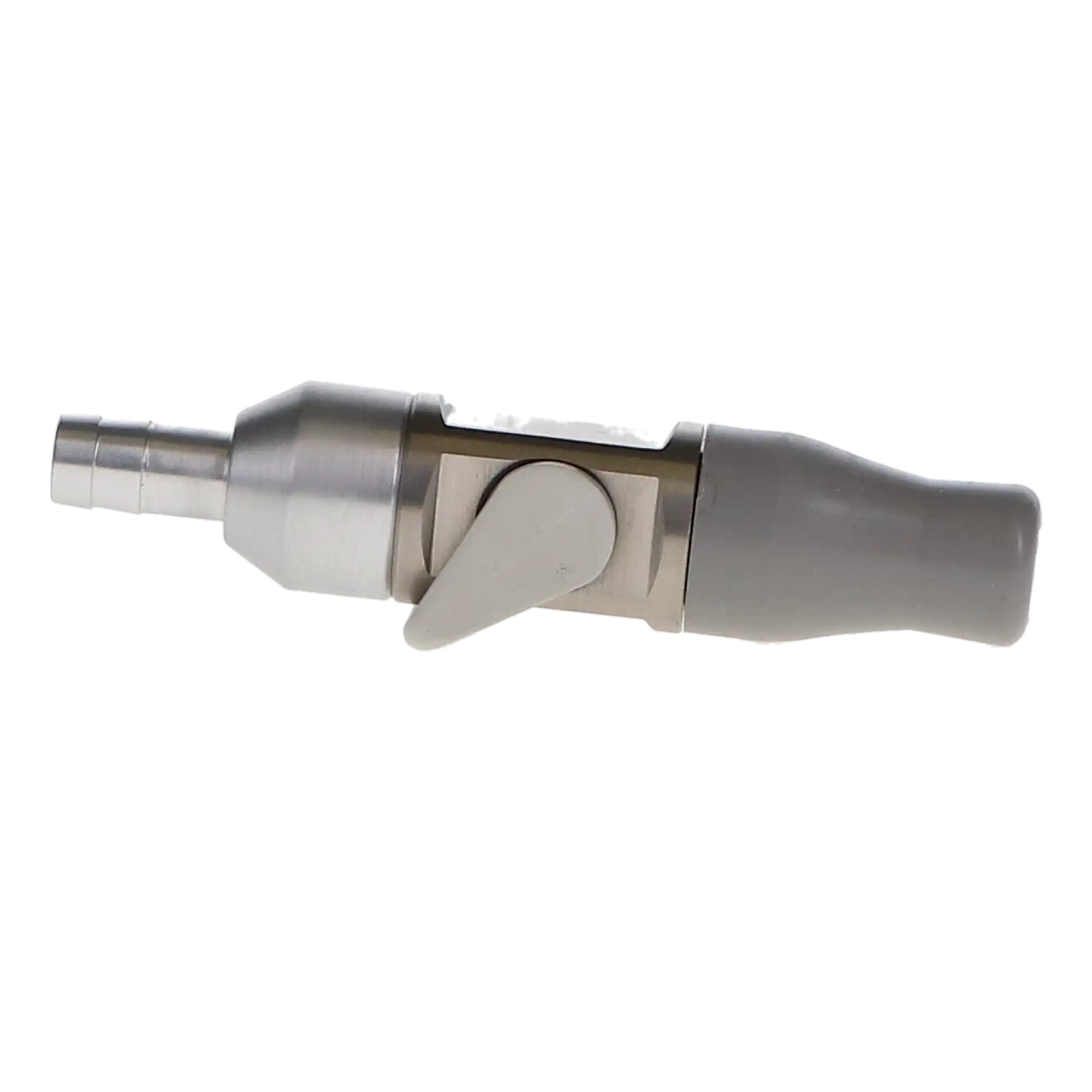 Bull Frog Saliva Ejector Valve with Swivel Tubing Adapter and Silicone Tip, Stainless Steel, Autoclavable, 1/Pk, B11119