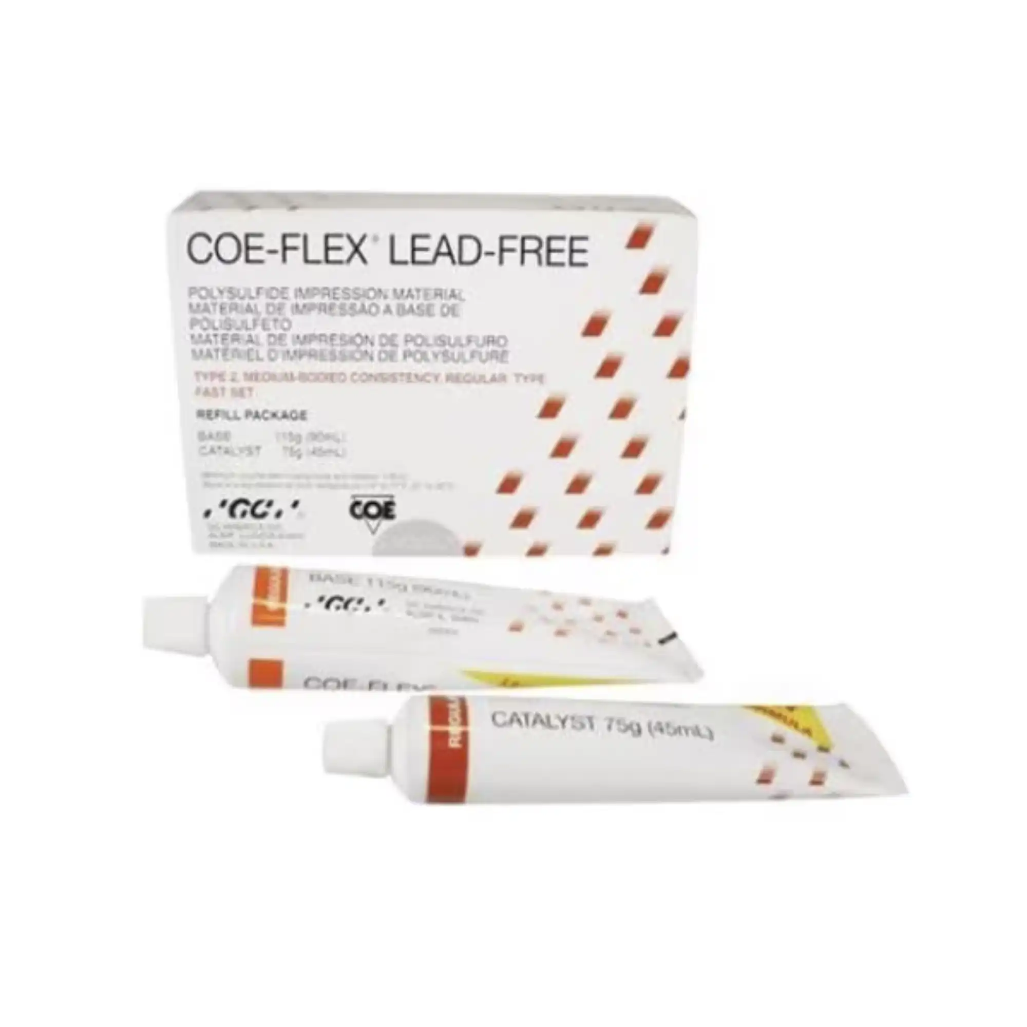 Coe-Flex Lead-Free Polysulfide Impression Material, Refill Package, Regular Body, Fast Set, 131105