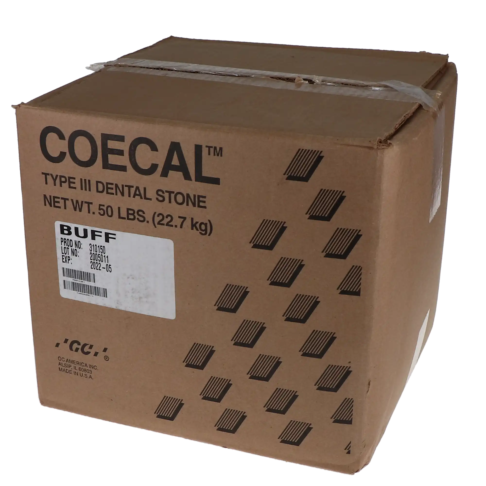 COECAL Laboratory Stone, Type III, Buff, 50 lb, 1/Pk, 310150