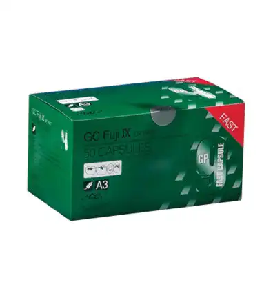 GC Fuji IX GP Fast Capsules, Glass Ionomer Restorative, A2, 48/Pk