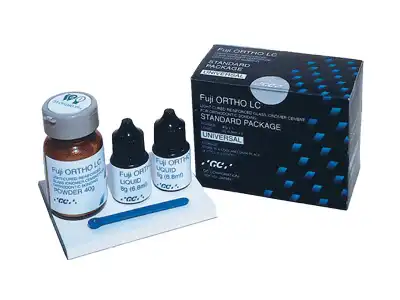 Fuji Ortho LC Orthodontic Cement, Powder/Liquid, Introductory Pack, 1/Pk, 439401