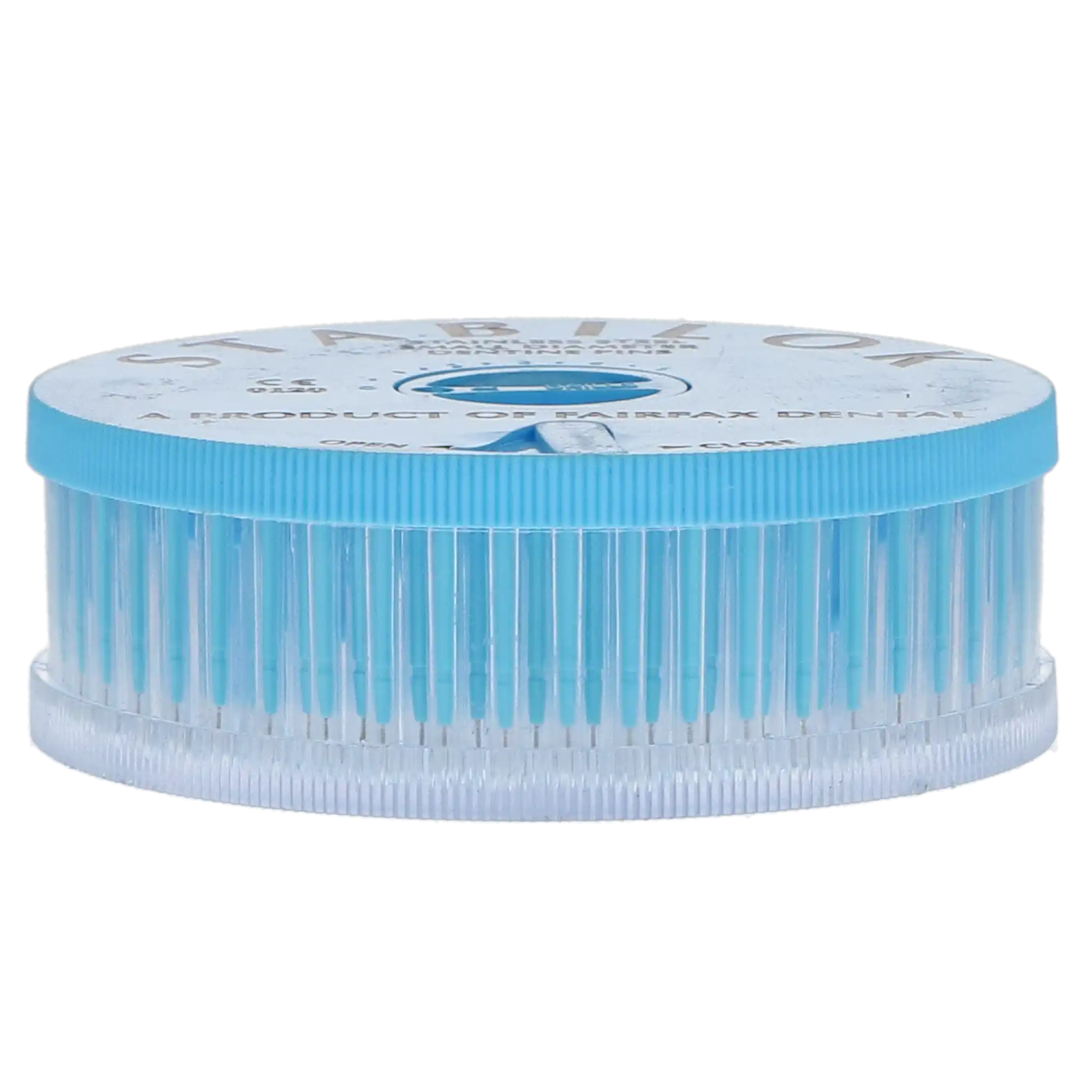 Stabilok Dentin Pins, Stainless Steel, Economy Kit, 0.021", Blue, 100/Pk, 60048