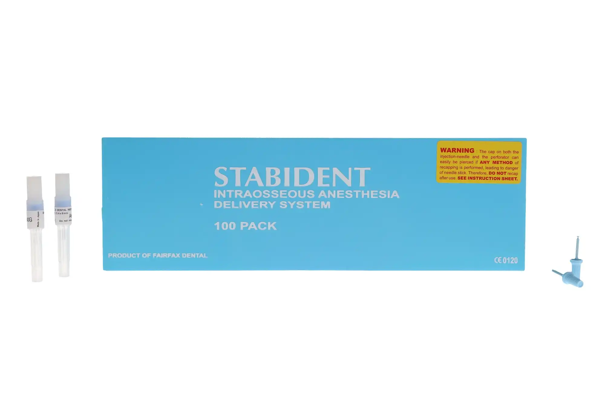 Stabident Intraosseous Anesthesia Delivery System, Regular, Economy Kit, 100 Perforators/100 Needles