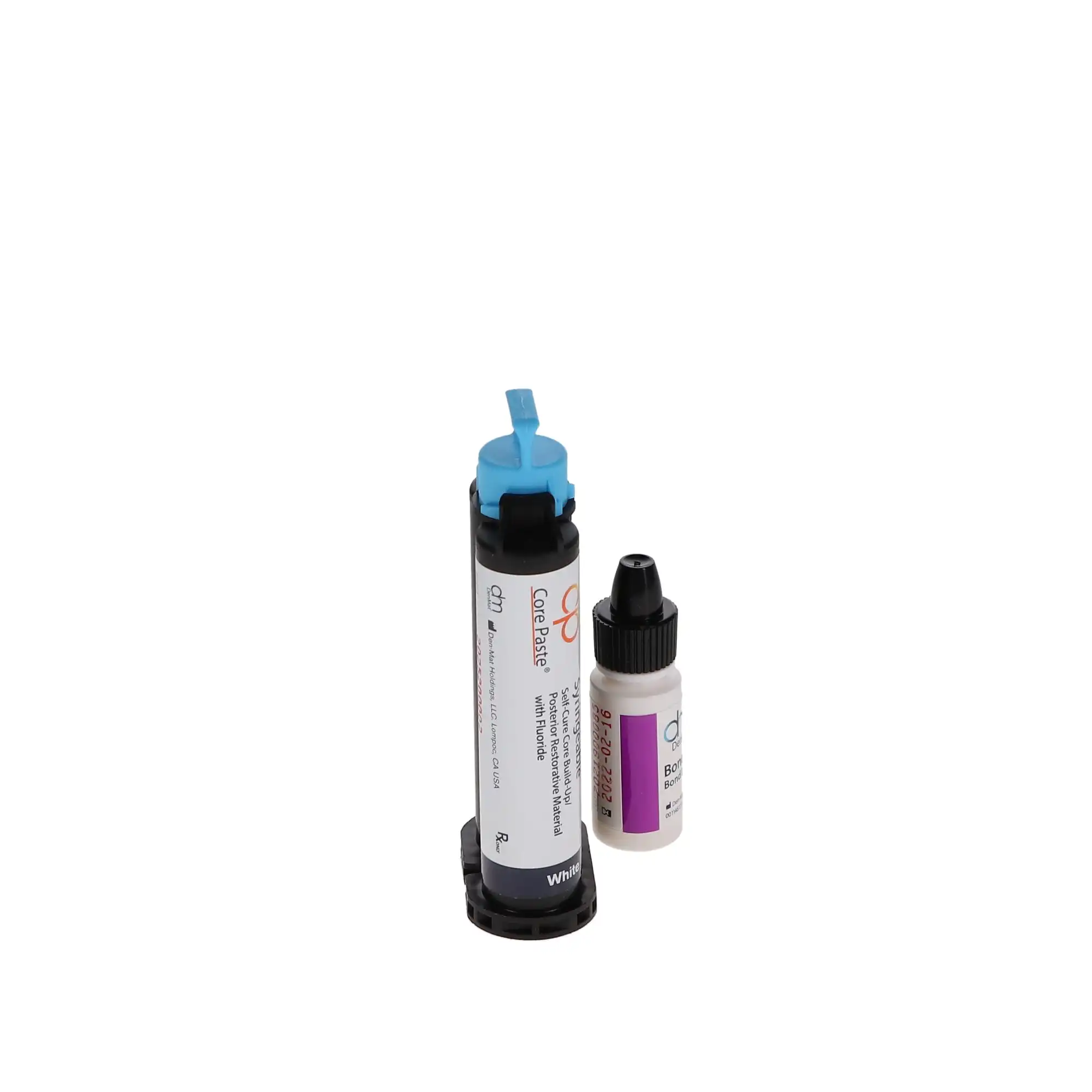 Den-Mat Core Paste Automix Core Build-Up Material, Syringe with Fluoride, Refill Kit, 50 g, White, 1/Pk, 30625100
