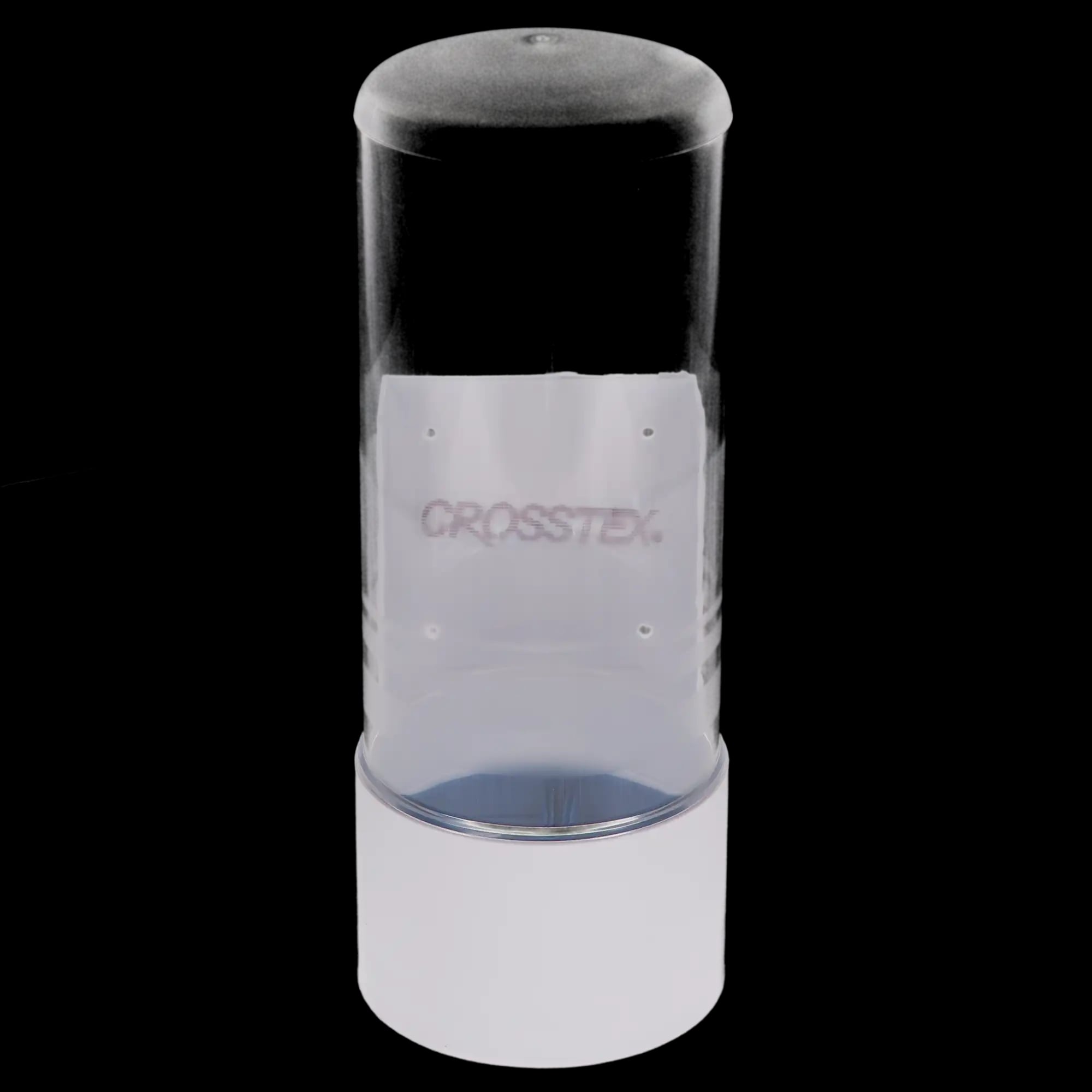 Crosstex Plastic Cup Dispenser, White Base with Clear Top, for 3.5 oz and 5 oz Cups, 1/Pk, PCC