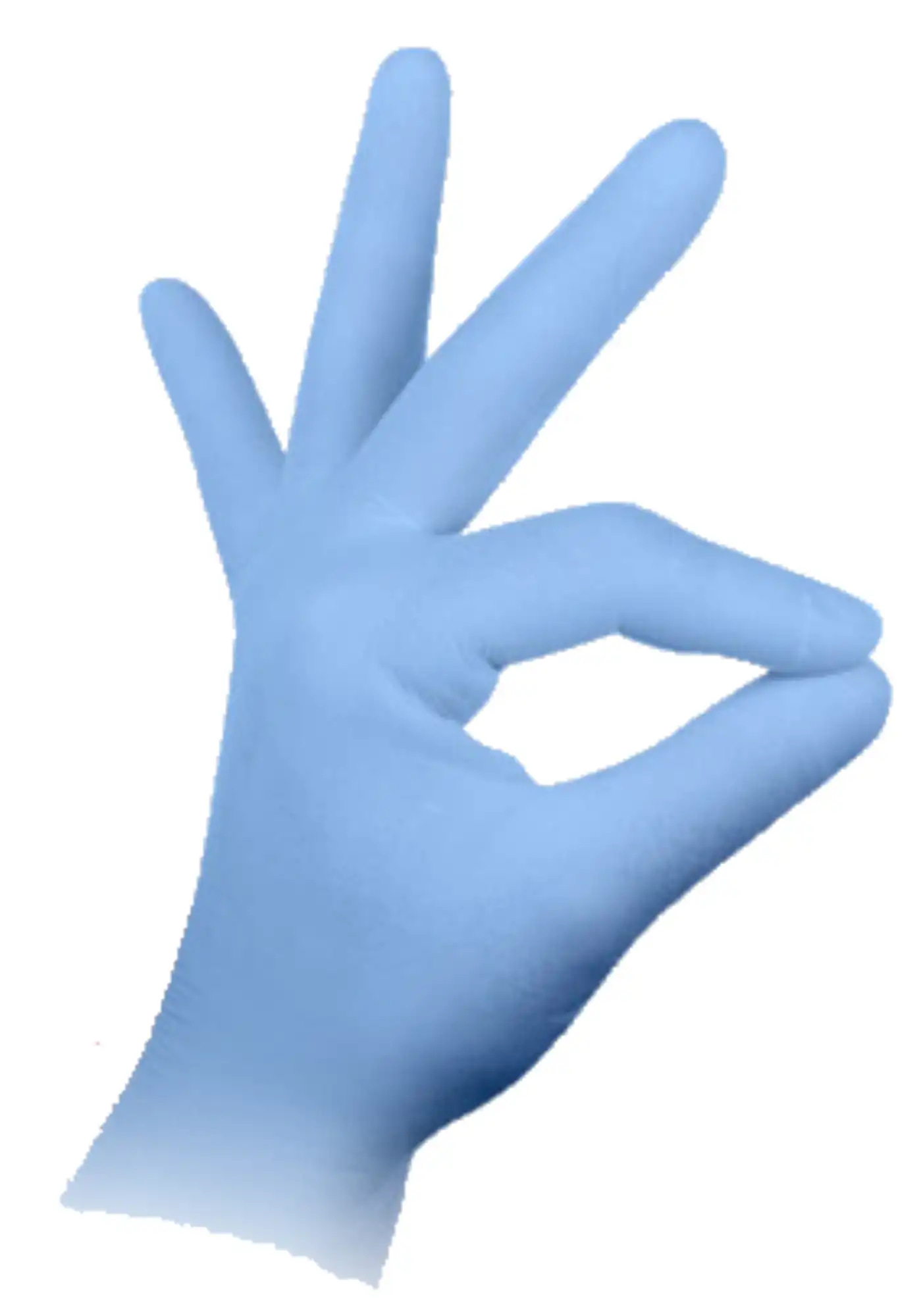 Cranberry Contour Nitrile Examination Gloves, Powder-Free, Non-Sterile, Extra Small, Blue, 100/Box, 3115