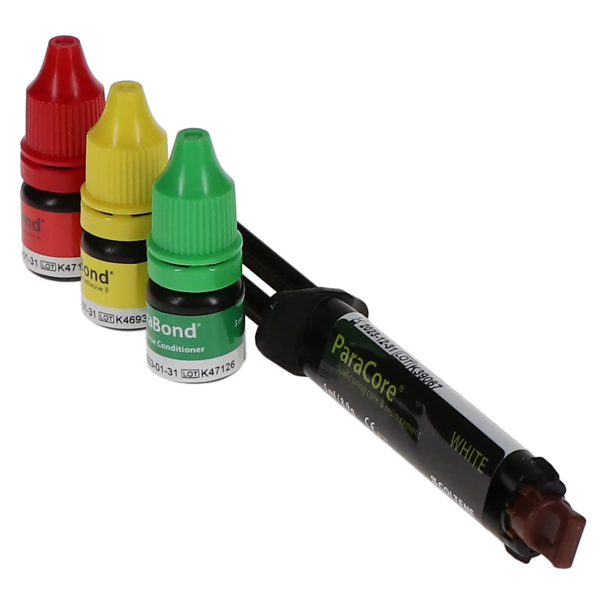 ParaCore Automix Glass-Reinforced Core Build-Up Material, Dual-Cure, Intro Kit, 5 ml, 1/Pk, C5885