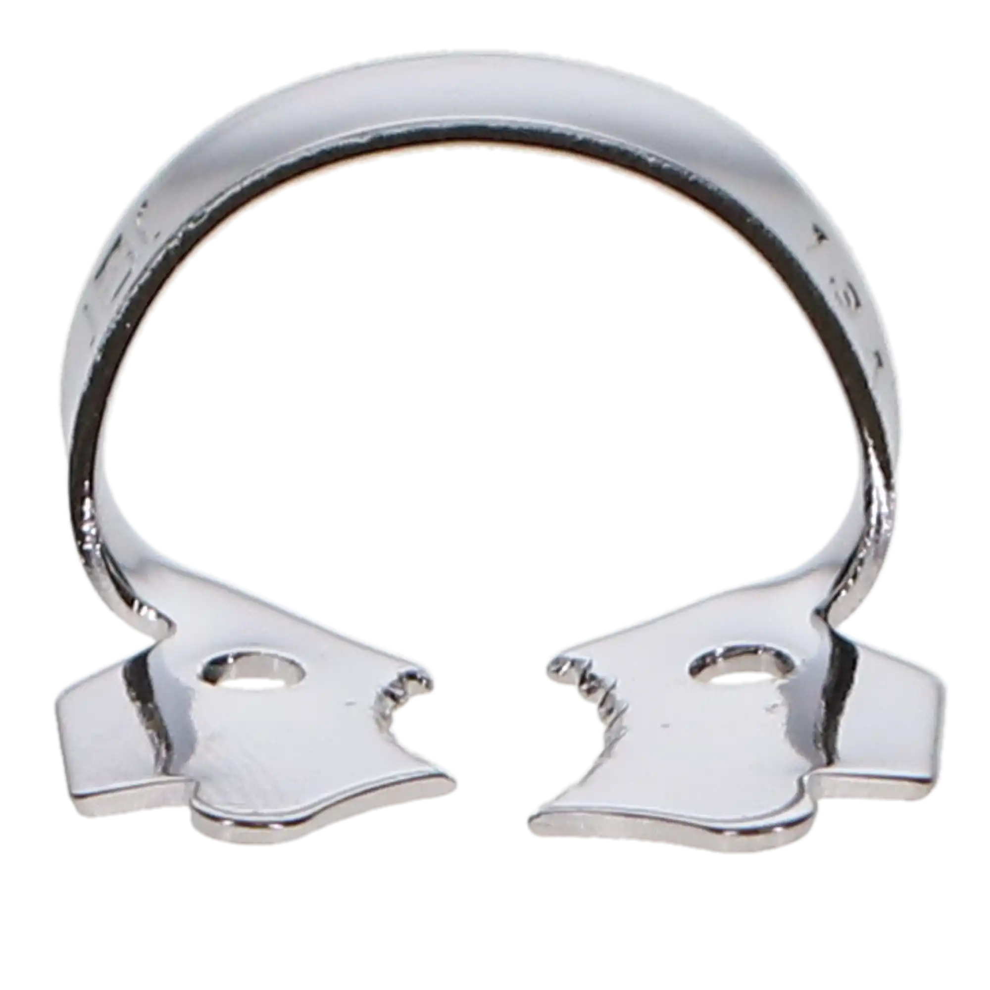 Hygenic Rubber Dam Clamp #13A, Winged, Gloss Finish, Serrated Jaw, Upper Right Molars, H02705