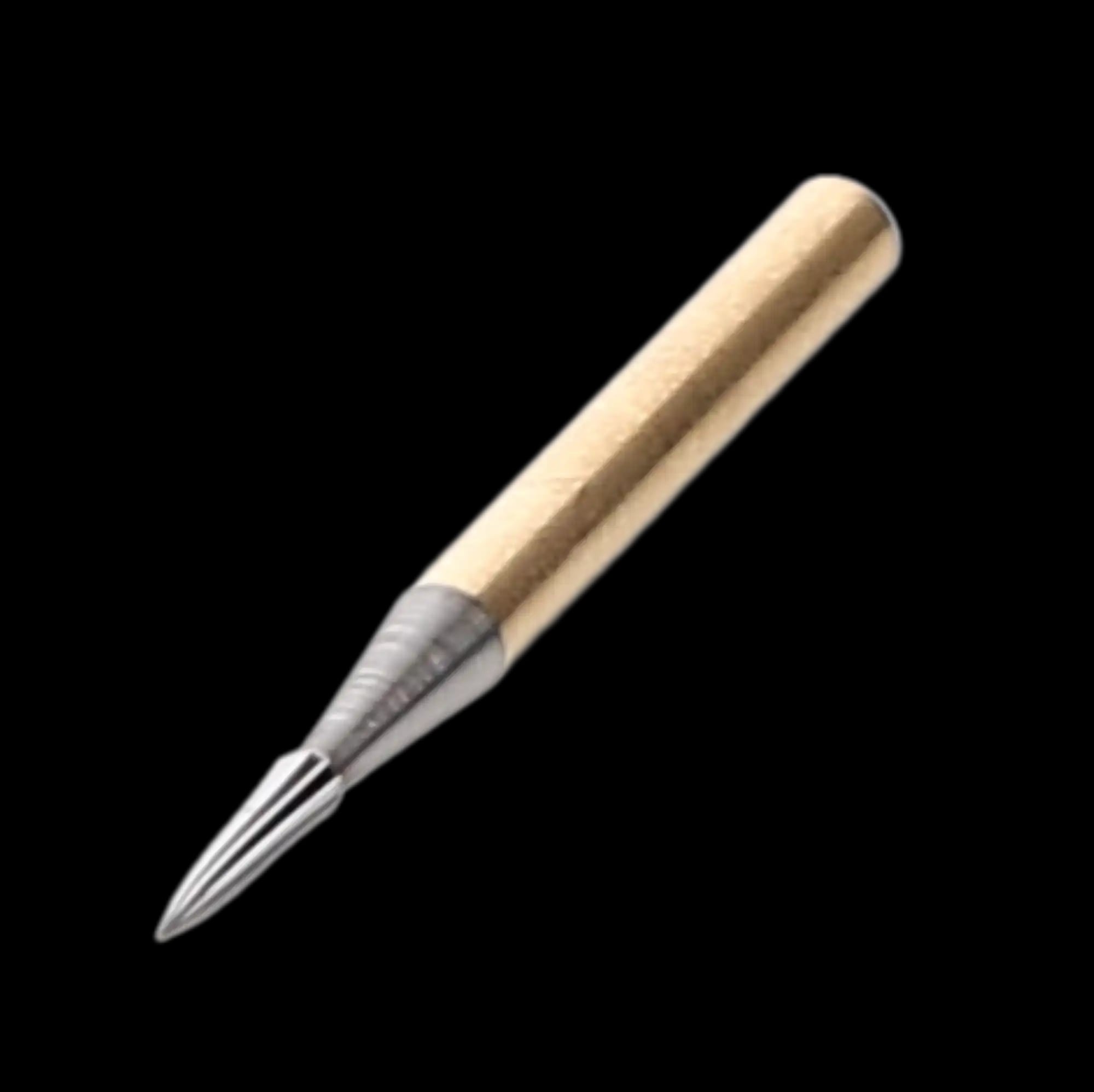 Alpen 12-Blade Trimming & Finishing Carbide Bur, FG, Needle, #7901, 0.9 mm, 5/Pk, R707901