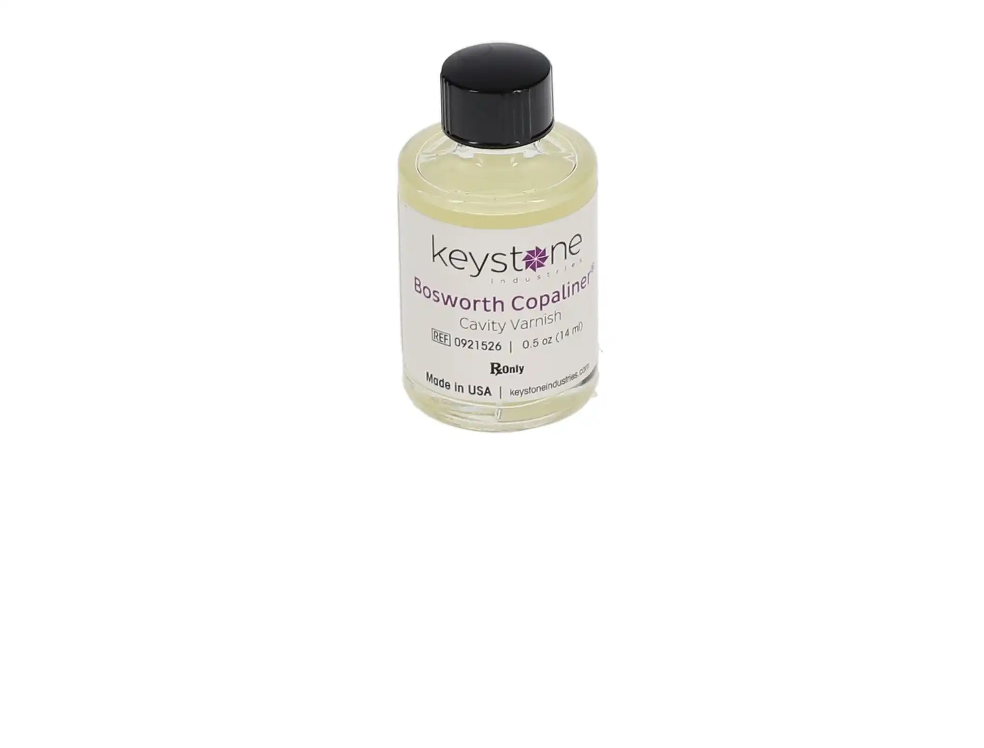Keystone Copaliner Varnish, Ether-Based Solvent, 1/2 oz Bottle, 1/Pk, 921526