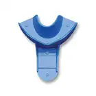 Keystone Tray Aways Disposable Plastic Impression Trays, Solid, #9S Lower Anterior, 12/Pk, 921892