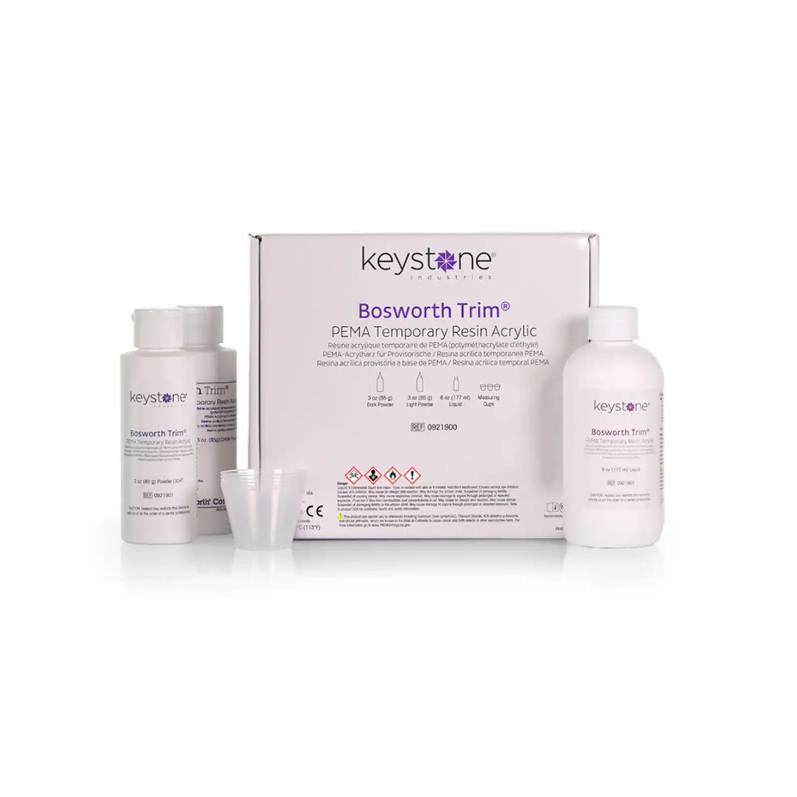 Keystone Trim Complete Package, Temporary Crown and Bridge Resin Kit, 921900