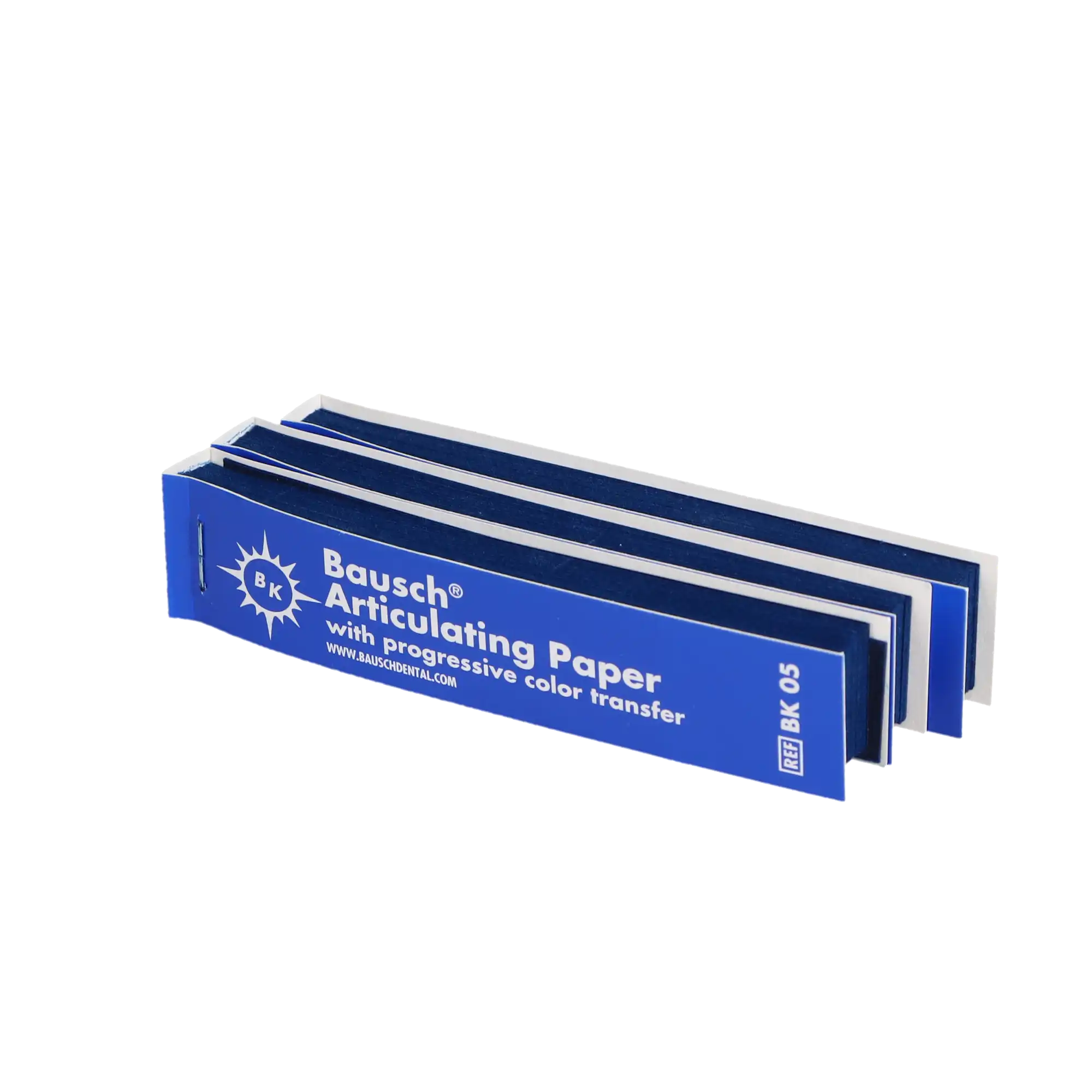 Bausch Articulating Paper Straight Booklets, 200 Microns, Blue, 300/Pk, BK-05
