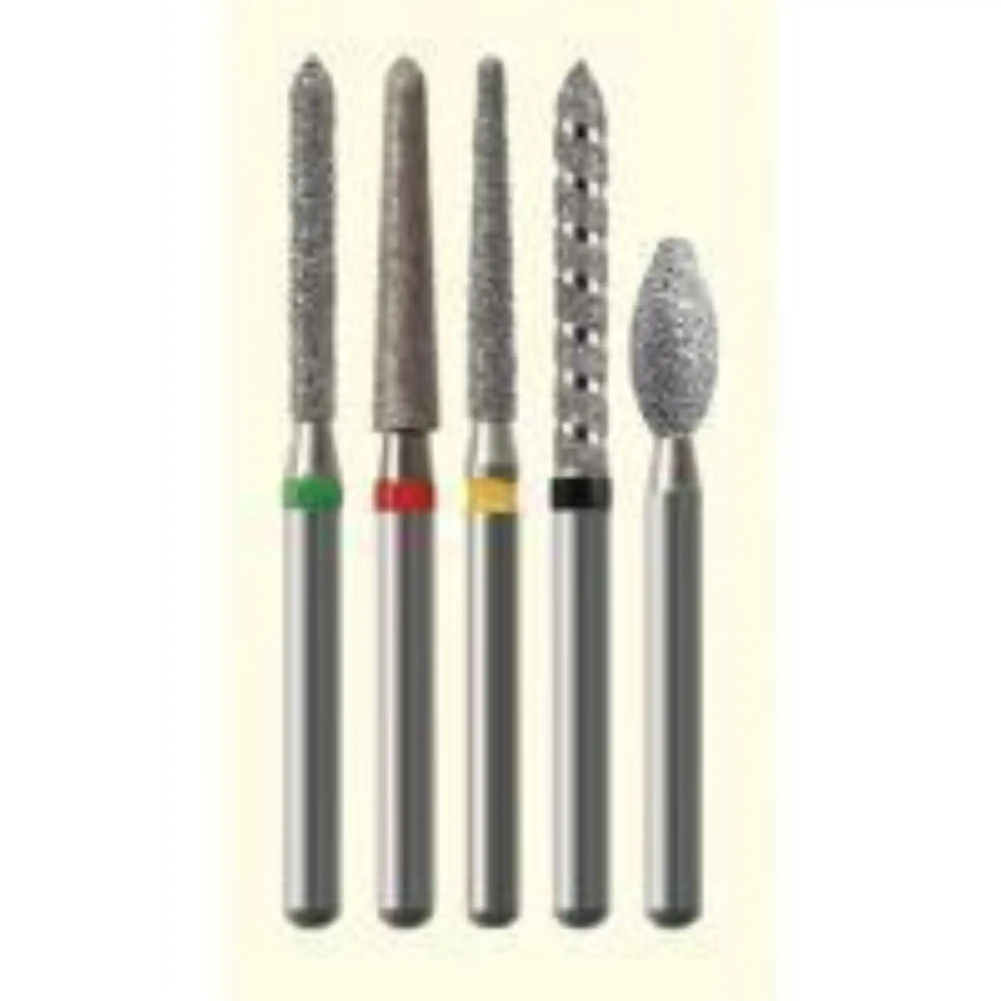 NTI Diamond Bur, FG, Long Round End Taper, #856L, 1.8 mm, Fine, Red, 5/Pk, F856L-018 / F856-018