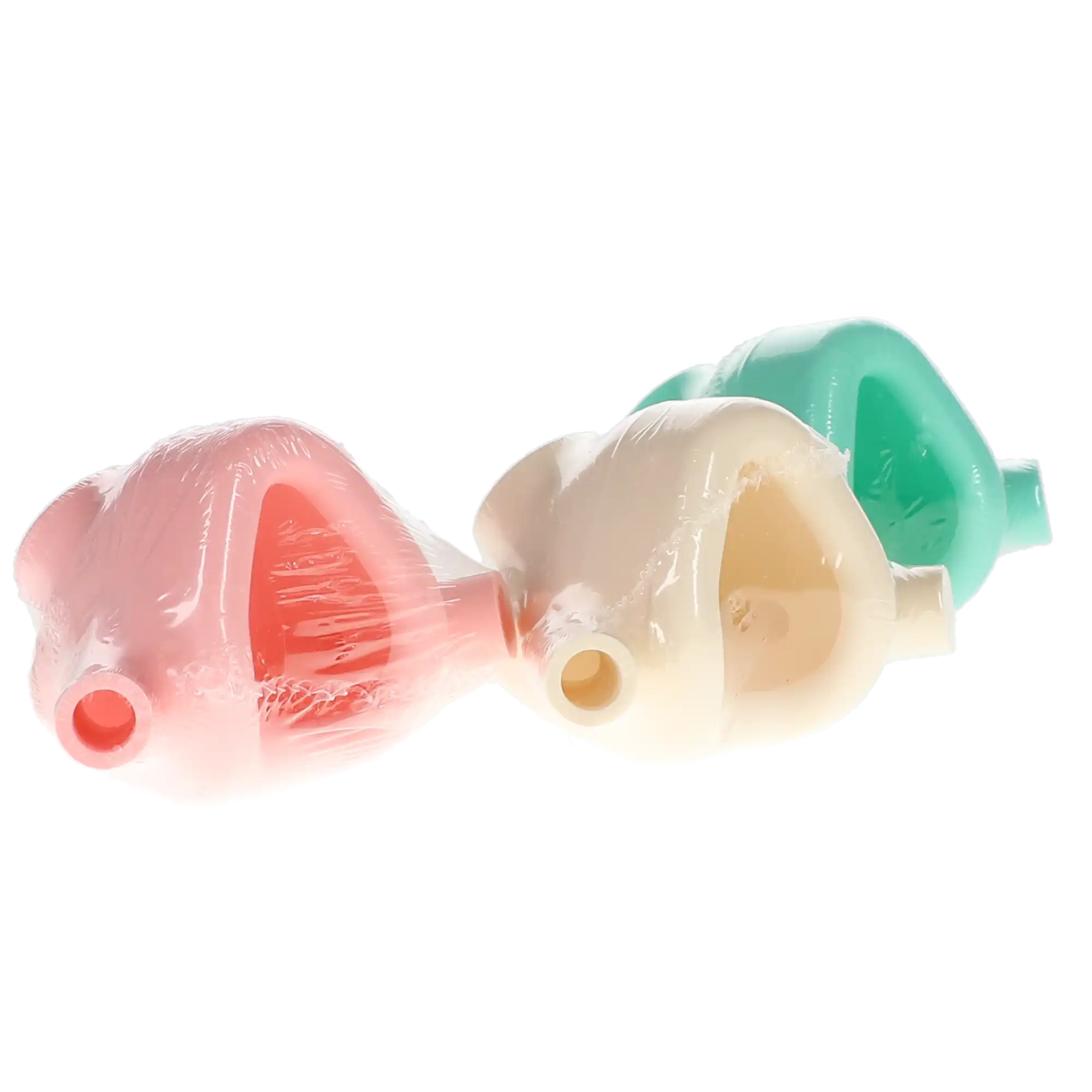 Accutron Personal Inhaler Plus+ Nasal Hoods, Medium, Variety Pack 3 (Mint, Peach, Vanilla), 24/Pk, 33016-3