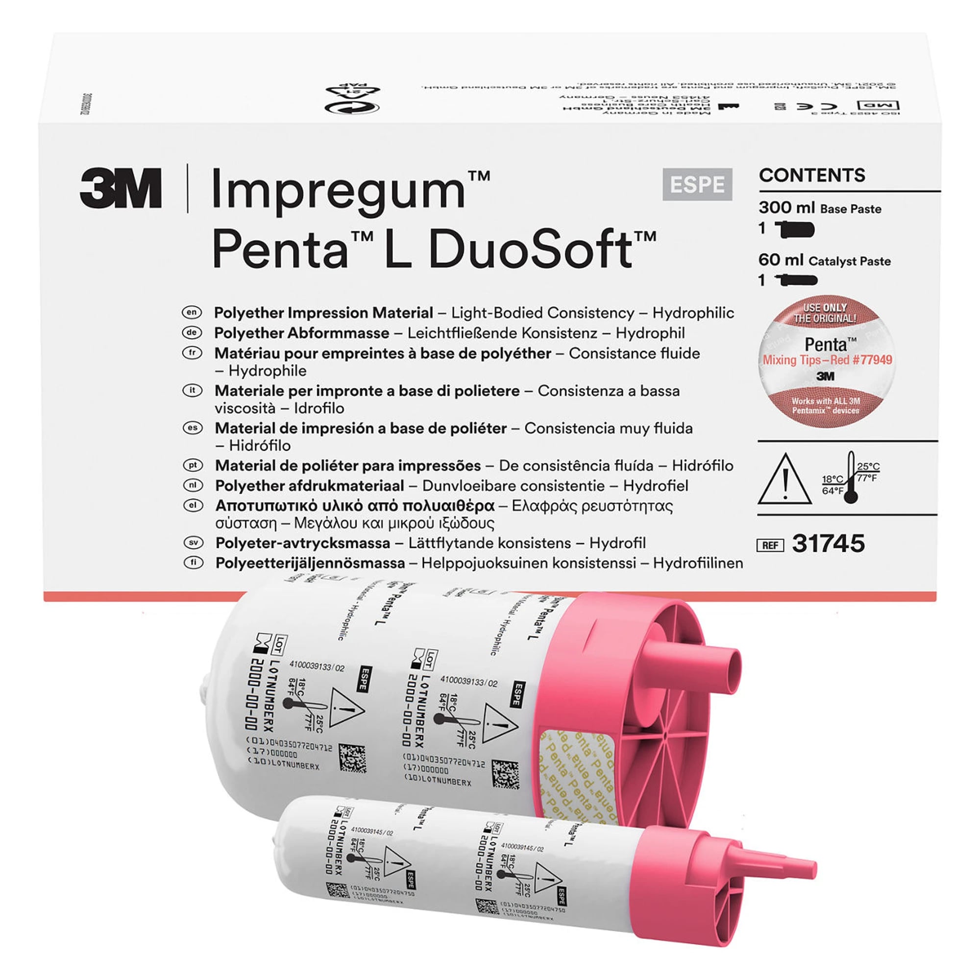 Impregum Penta Soft Light Body Polyether Impression Material, Quick Step, 3M (Solventum)