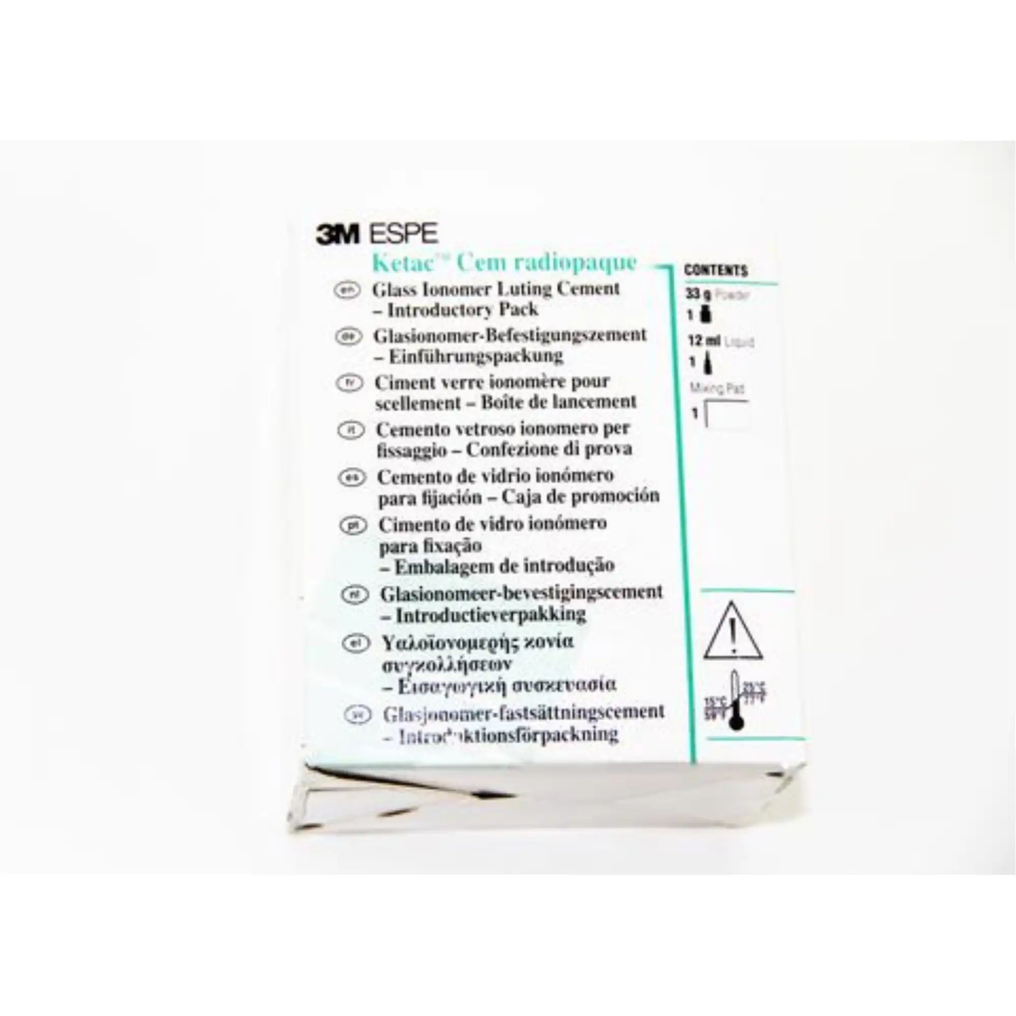 Ketac Cem Maxicap Glass Ionomer Luting Cement, Standard Pack, 50 Capsules/Pk