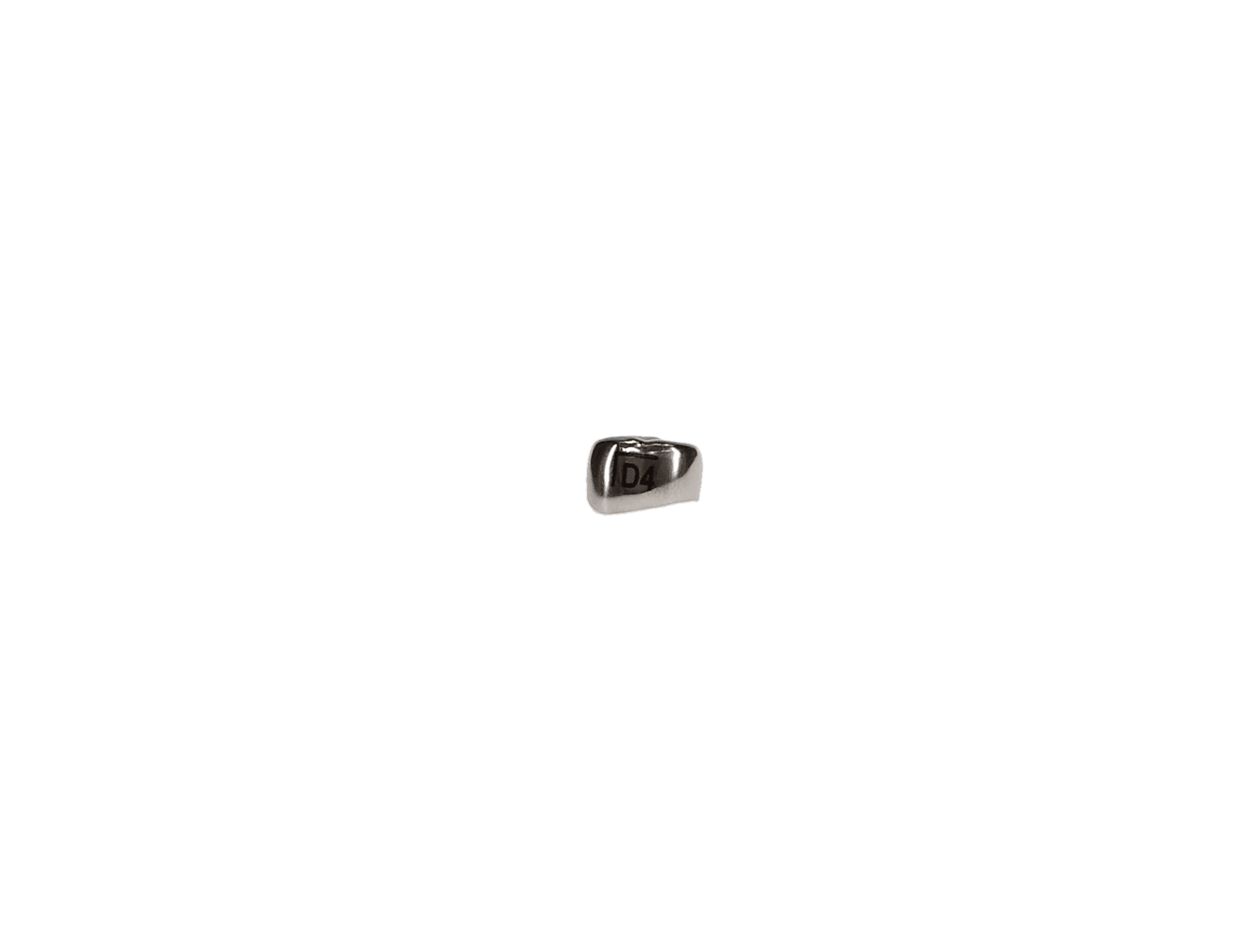 3M ESPE Stainless Steel Primary Molar Crown, First Primary Molar, Lower Left, Size DLL4, Refill Box of 5, D-LL-4