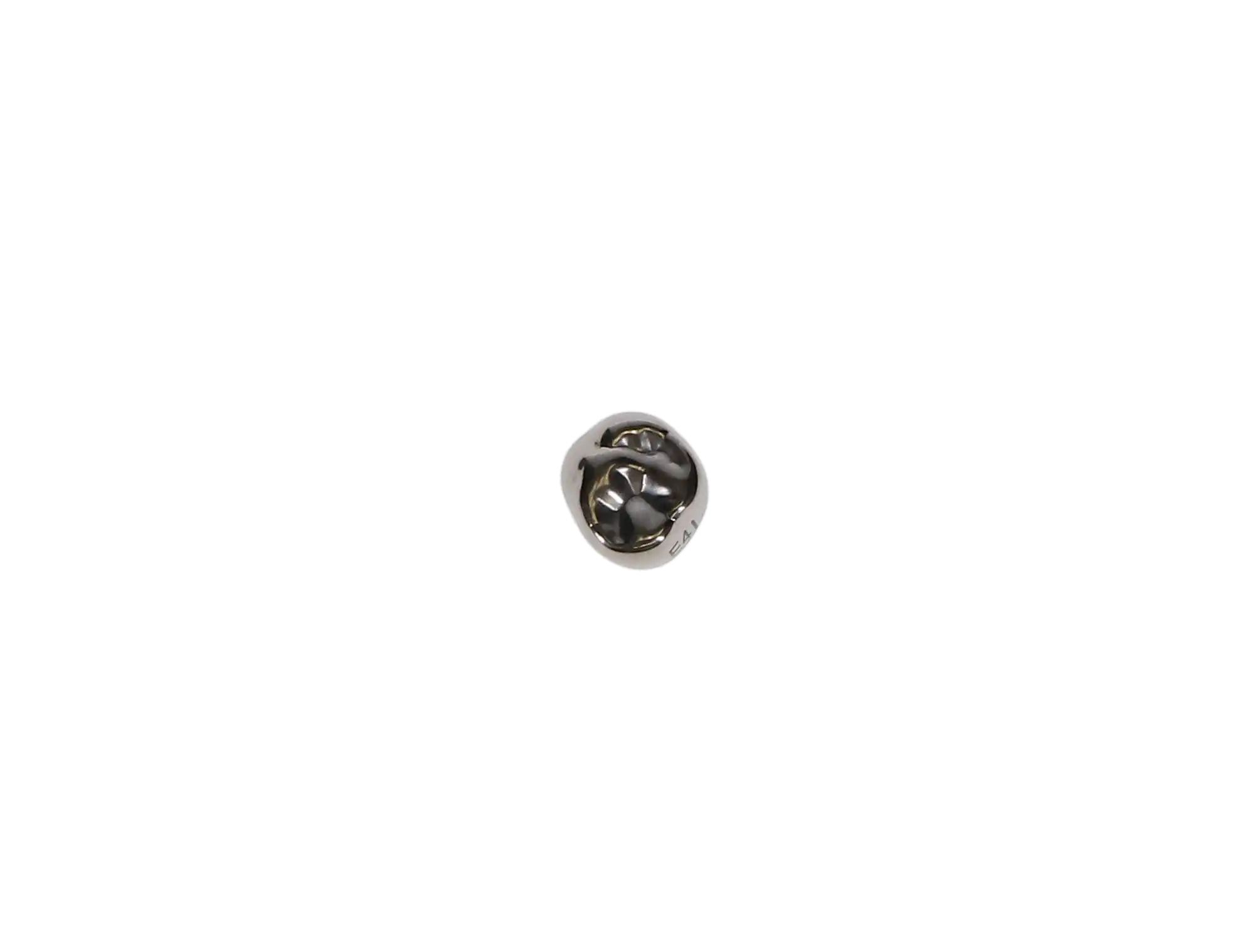 3M™ ESPE™ Stainless Steel Primary Molar Crown, Size EUR4 (Upper Right Second Primary Molar), Box of 5, E-UR-4
