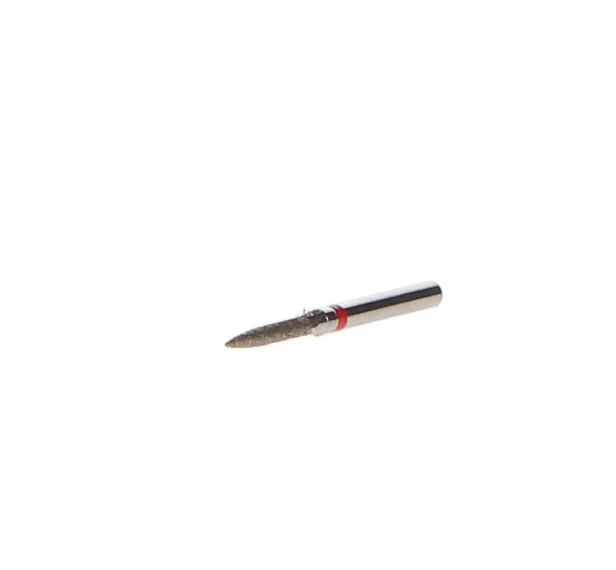 Sabur Diamond Bur, FG, Flame, Fine Grit, Red Ring, 1.2 mm, 861-012F, 10/Pk, DB-861-012F