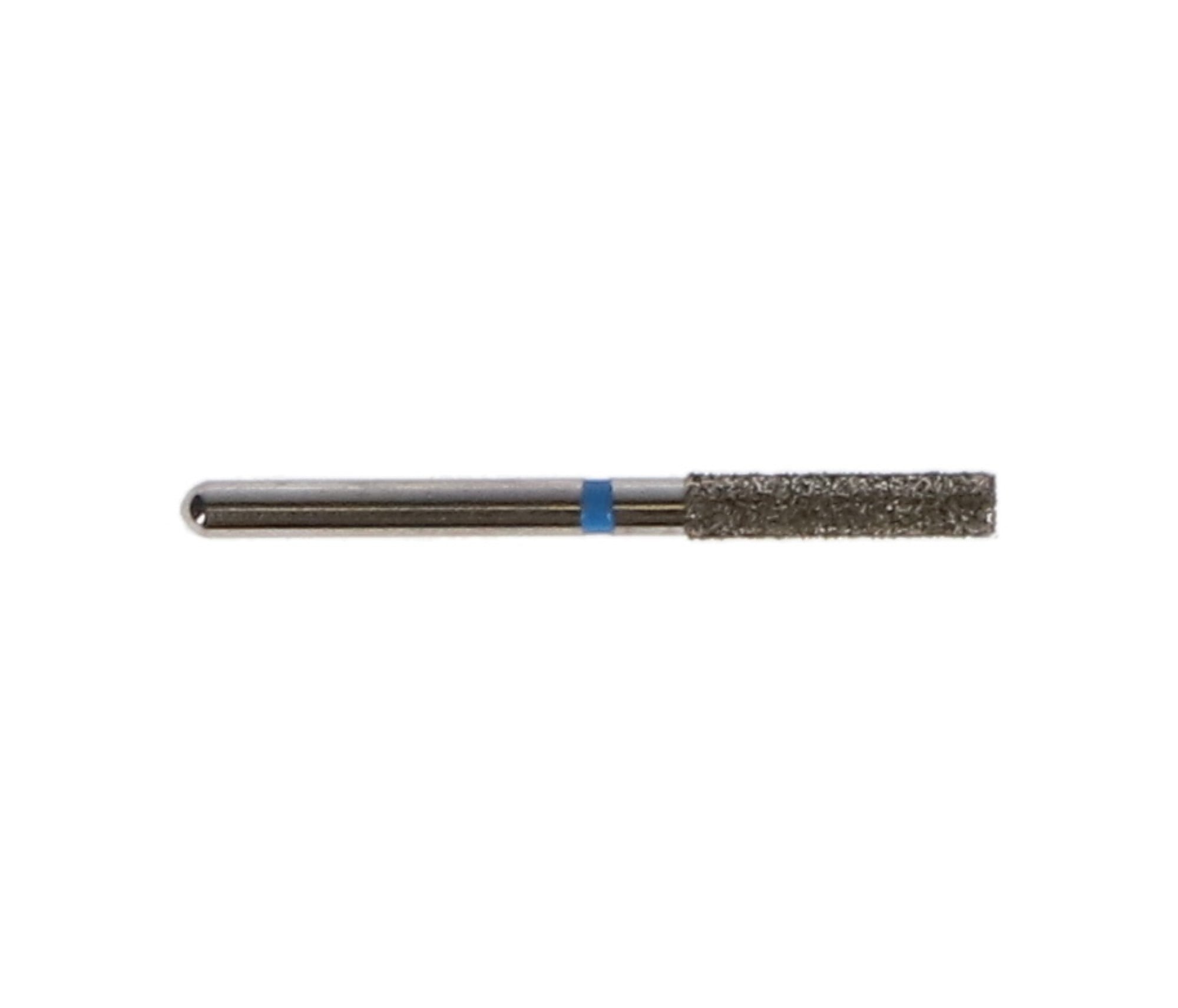 Sabur Diamond Bur, FG, Flat End Cylinder, Medium, Blue, 1.8 mm, 837-018M, 10/Pk, DB-837-018M
