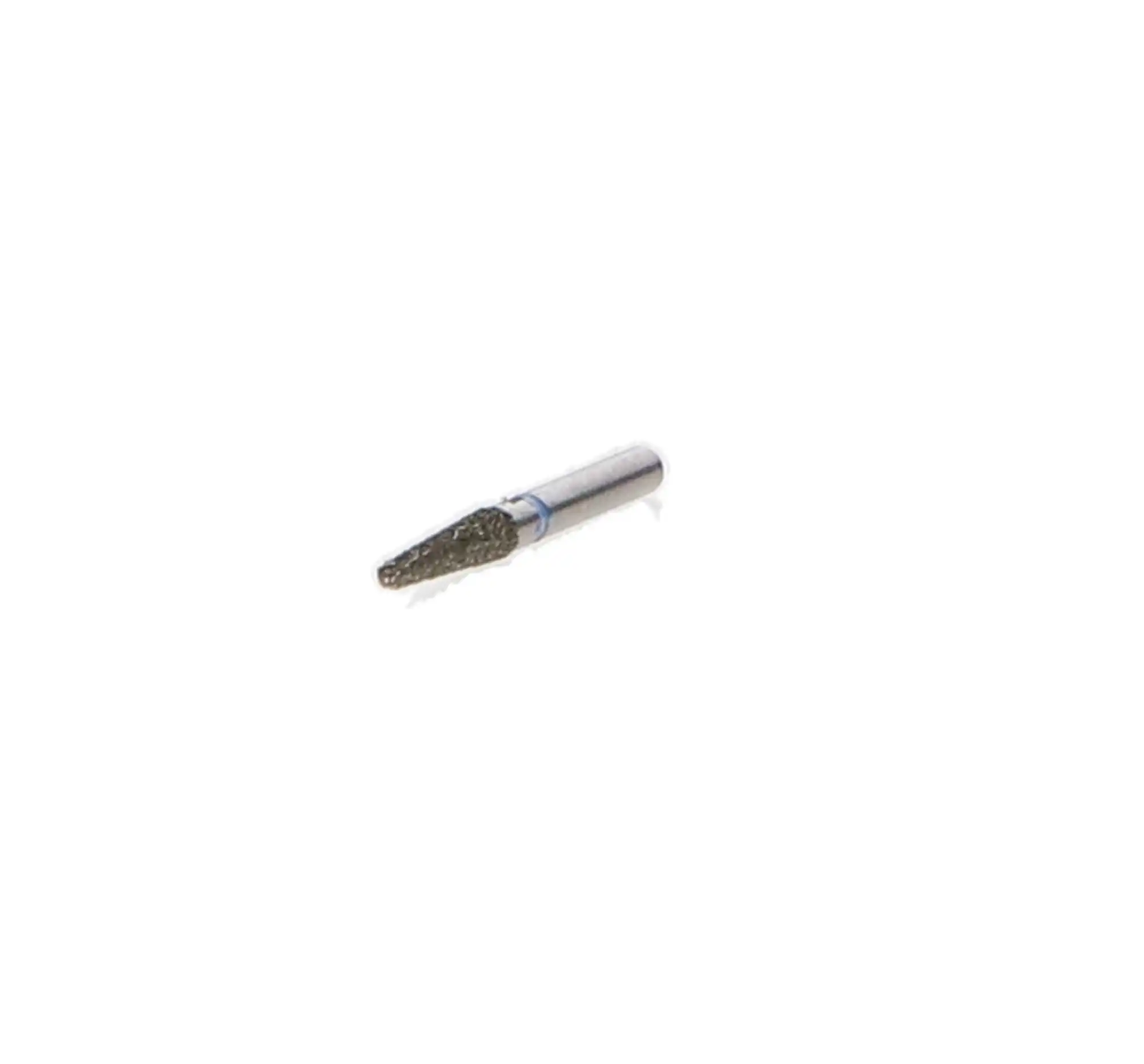 Sabur Diamond Bur, FG, Long Round End Taper, Medium Grit, Blue Ring, 1.8 mm, 856L-018M, 10/Pk, DB-856L-018M