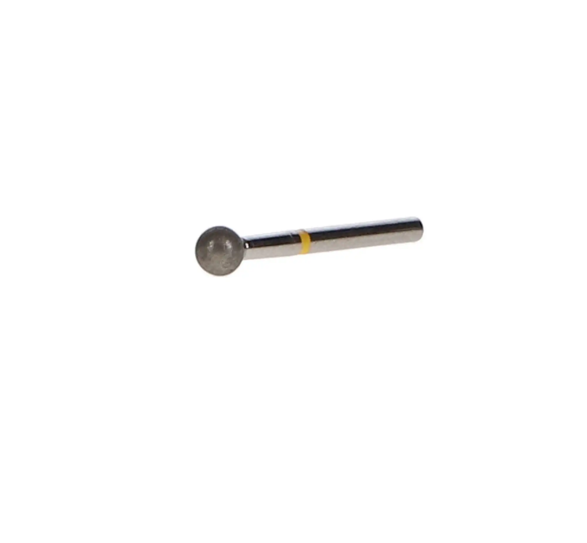 Sabur Diamond Bur, FG, Round, Super Fine, Yellow, 3.2 mm, 801-032SF, 10/Pk, DB-801-032SF