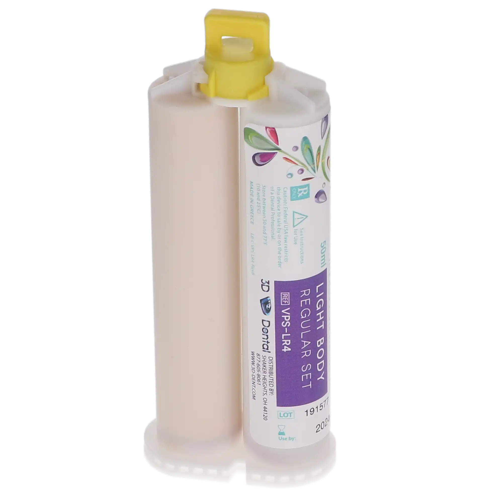 Mimic VPS Impression Material, Light Body, Regular Set, 50 ml Cartridges, 4/Pk, VPS-LR-4