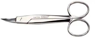 3M (Solventum) Deluxe Curved Crown Scissors, Smooth Blade, Stainless Steel, 1/Pk, 801202
