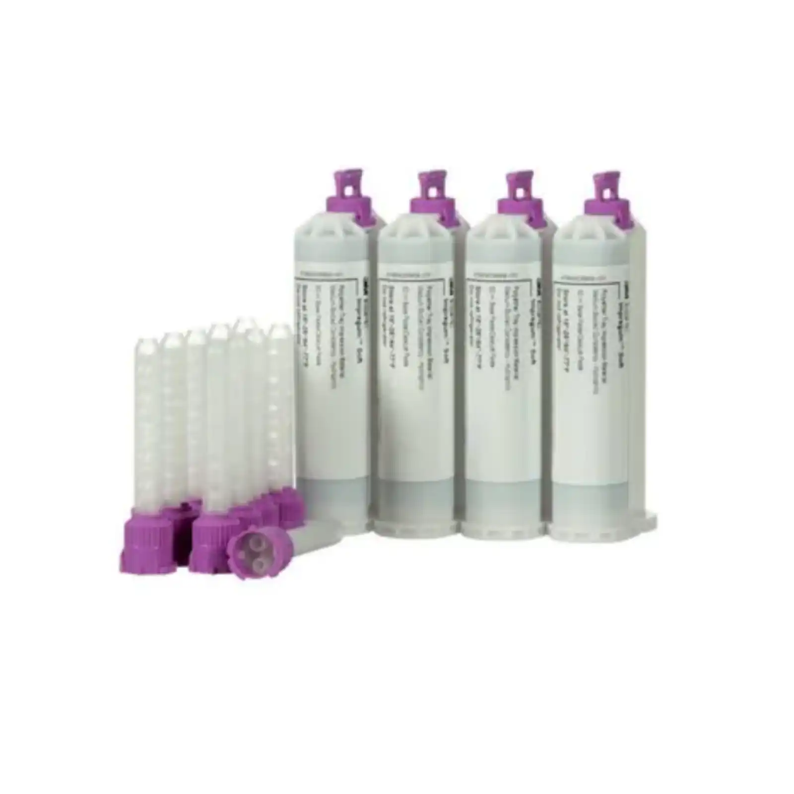 3M Impregum Garant Soft Polyether Impression Material, Medium Body, Tray Refill, Mint, 4 x 50 mL Cartridges, 31785