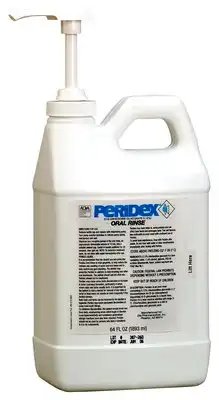 Peridex Chlorhexidine Gluconate 0.12% Oral Rinse, 64 oz Bottle with Pump, Herbal Mint, 1/Bottle, 12133