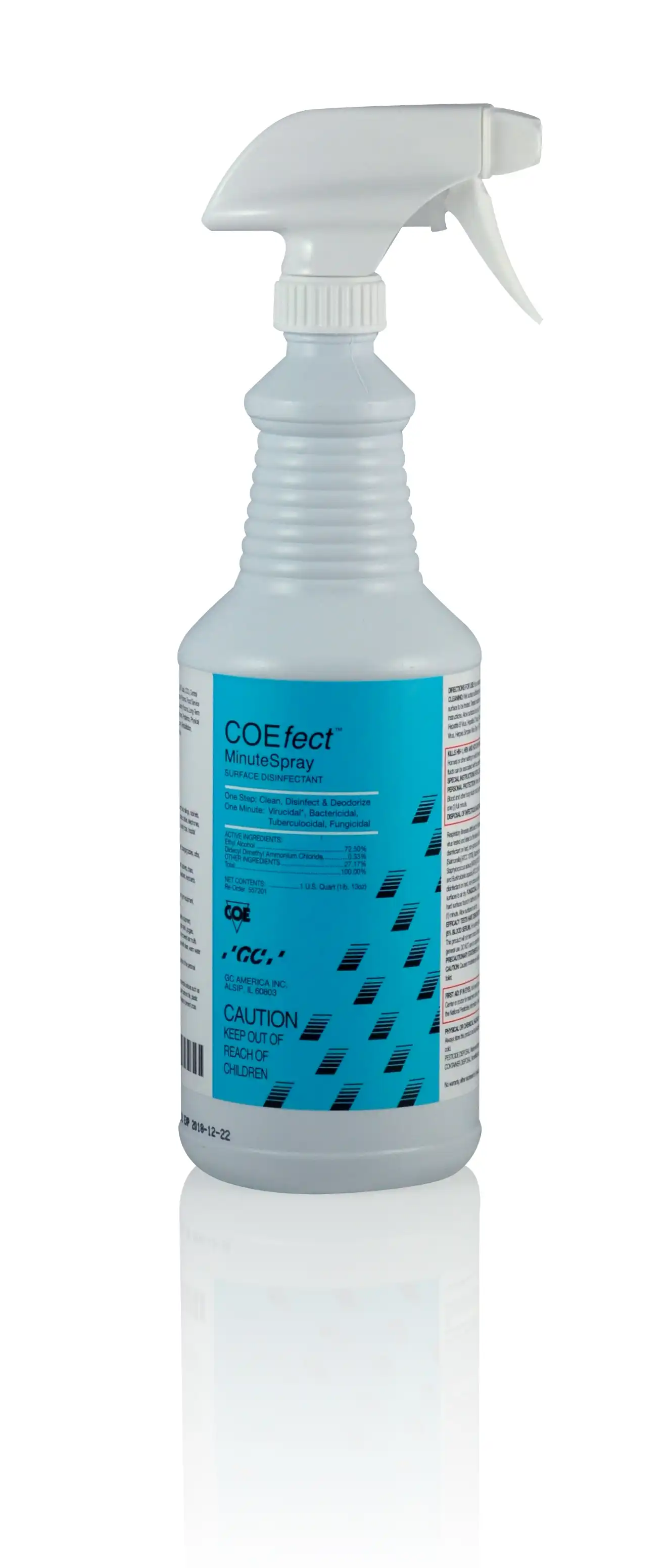 COEfect MinuteSpray Surface Disinfectant Spray, 32 oz/Bottle, 12/Case
