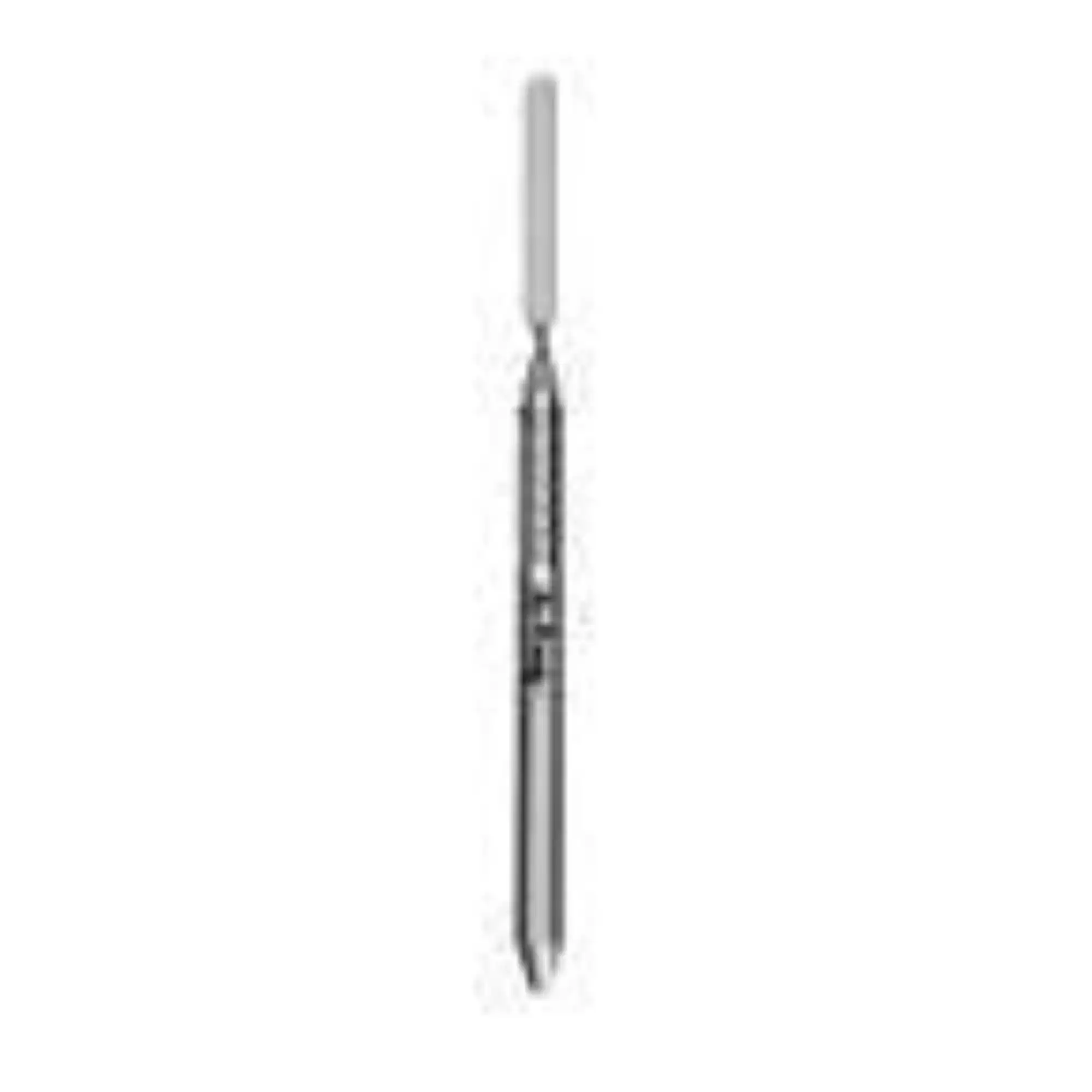 Hu-Friedy Cement Spatula, Single-End, Flexible, #24, #6 Satin Steel Handle, 44 mm, 1/Pk, CS246