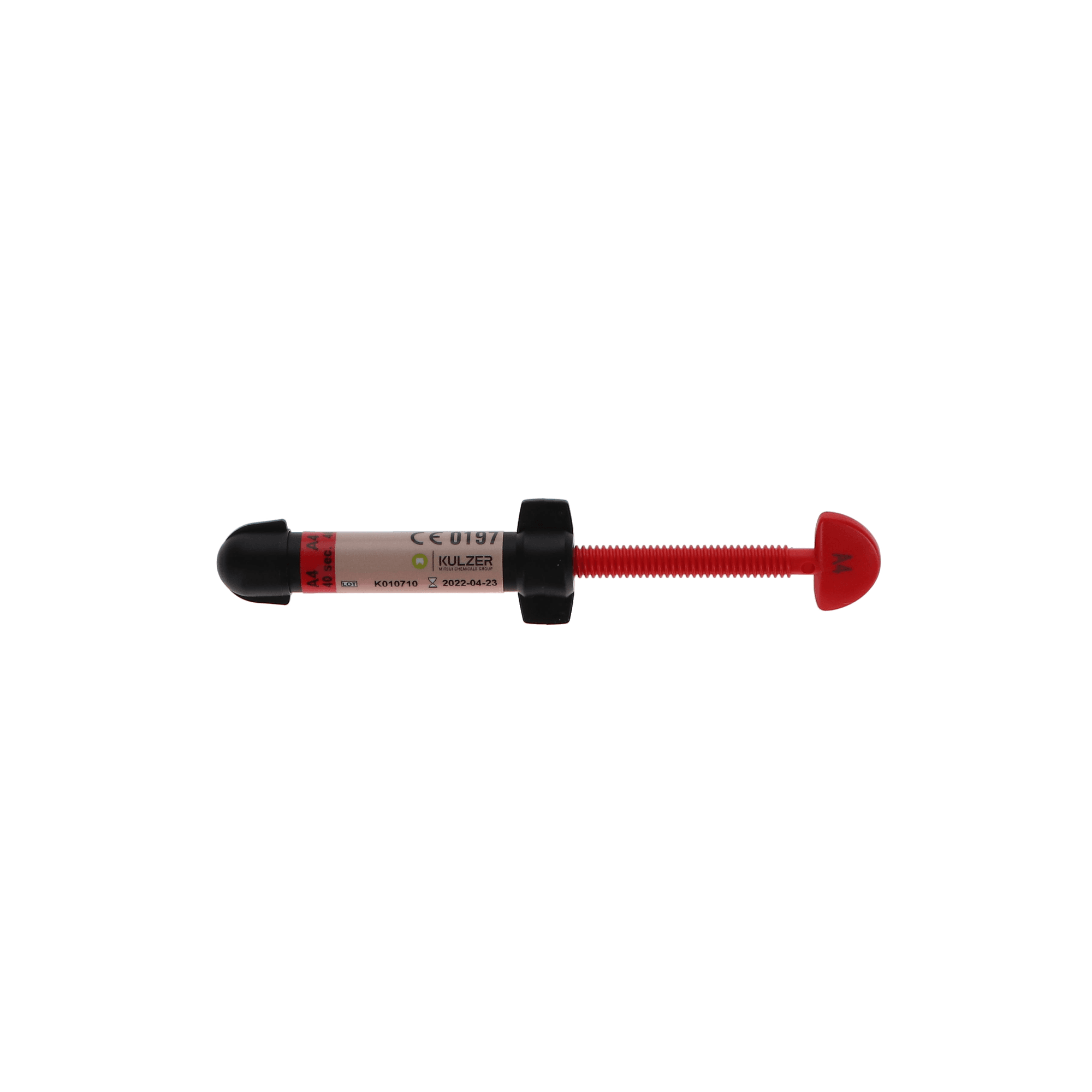 Charisma Hybrid Composite, Light-Cure, Syringe Refill, Universal Viscosity, 4 g, Shade A4, 1/Pk, 66000089