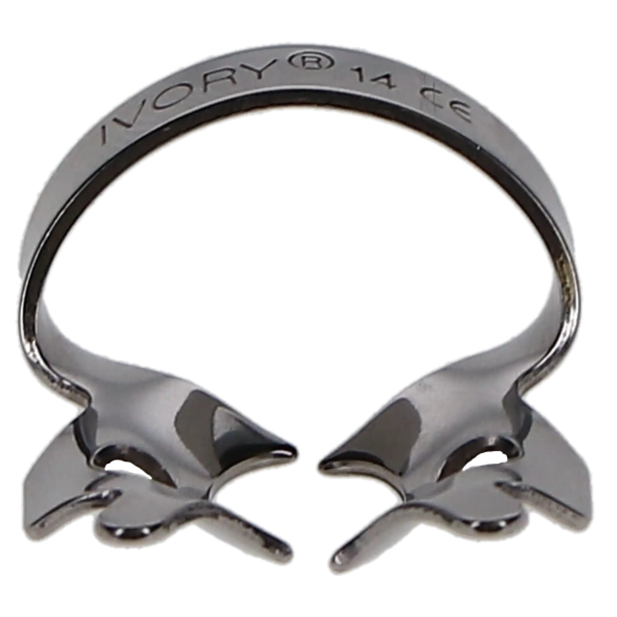 Ivory Rubber Dam Clamp #14 Winged, Stainless Steel, Partially Erupted Molars, 1/Pk, 50057354
