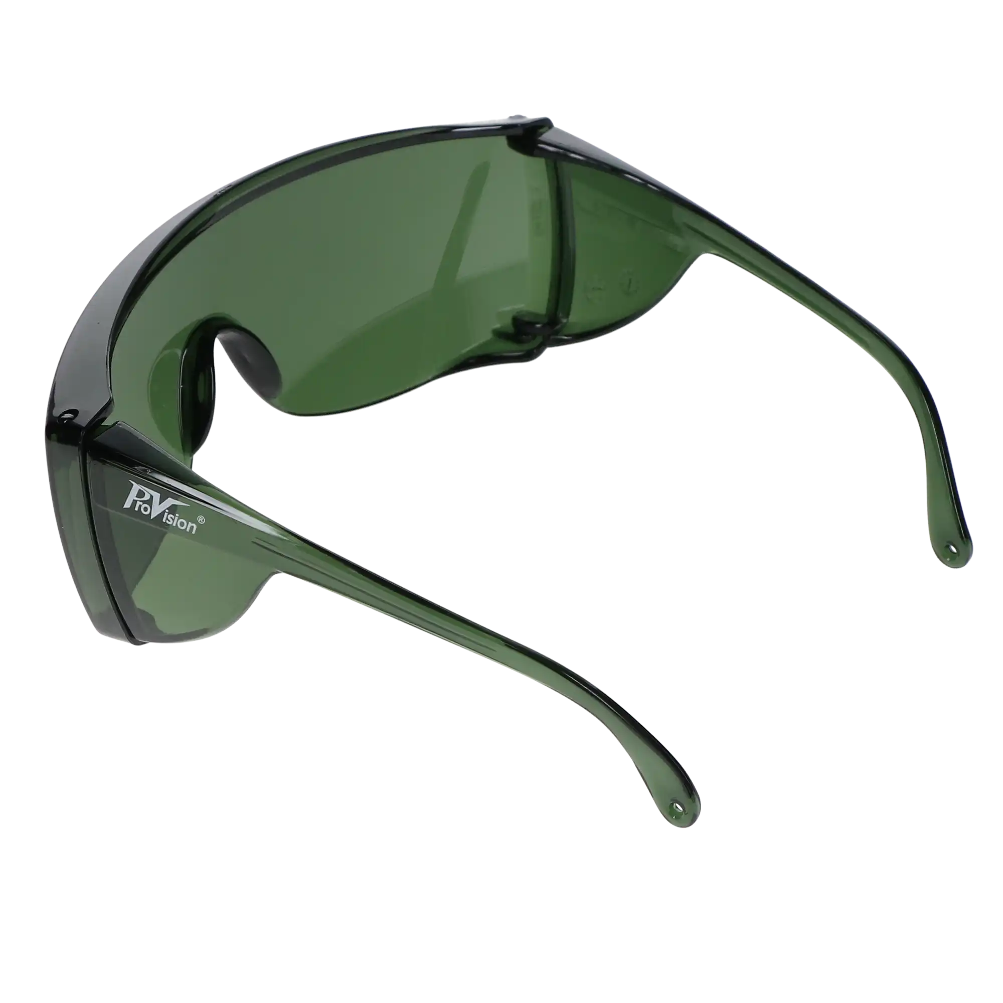EyeSaver Sleeks Safety Eyewear, Green, 1/Pk, 18S