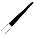 Shofu Robot Diamond Point, FG, Tapered Cylinder Needle, ISO 166/016, 1.6 mm, Regular Grit, White, 0850-1
