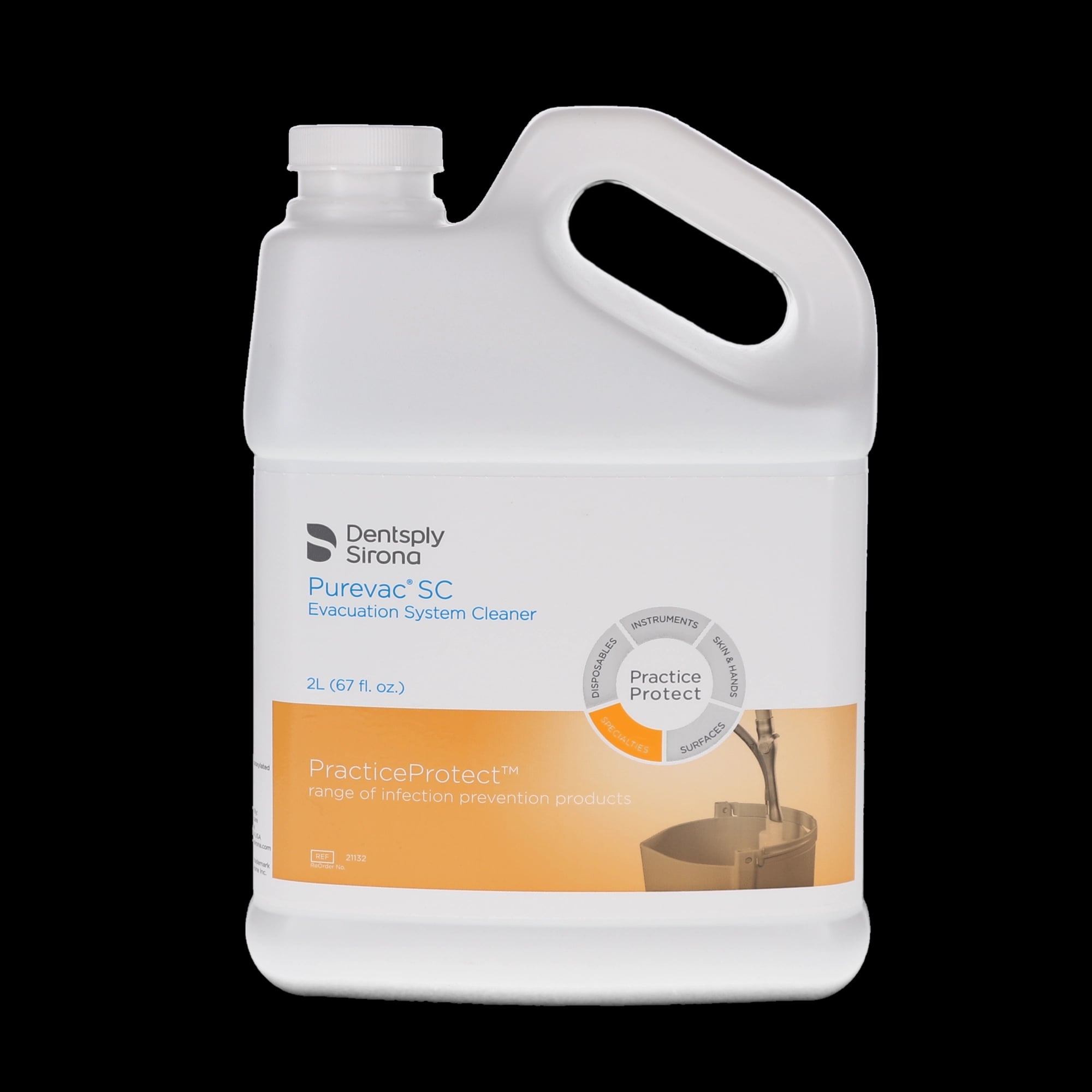 Purevac SC Evacuation System Cleaner, 2L Bottle, 1/Pk, 21132