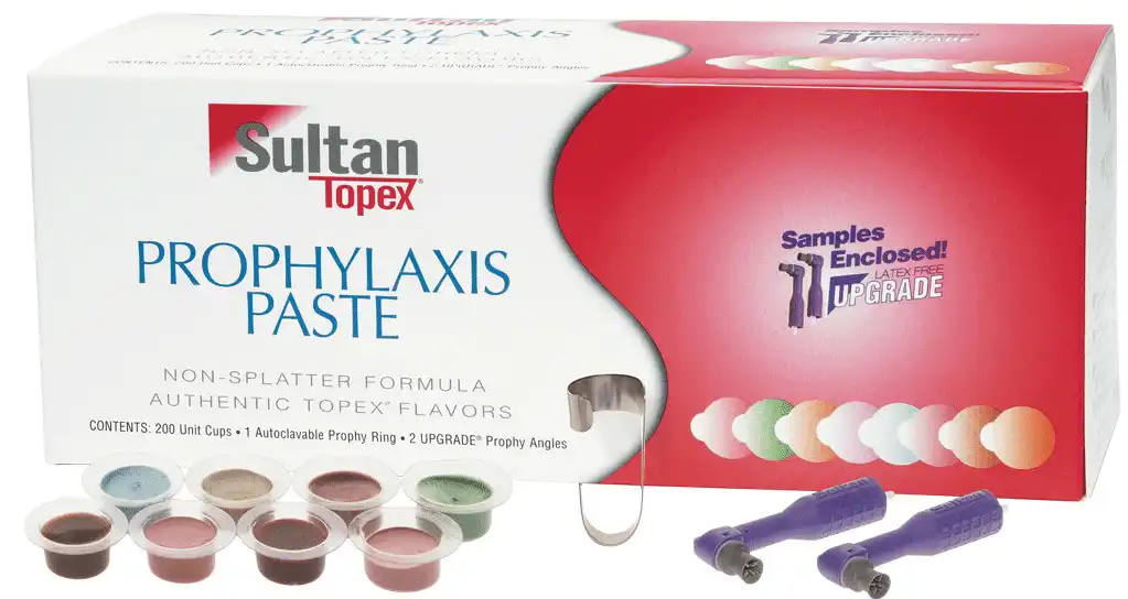Topex Prophy Paste, Neapolitan Flavor, Medium Grit, Unit-Dose Cups, 200/Bx, #30019