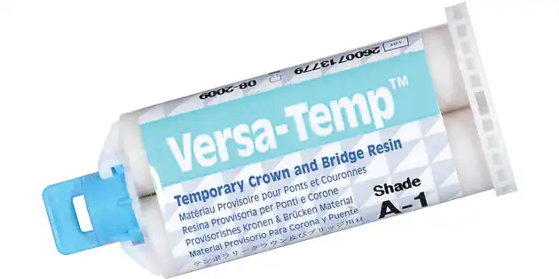 Sultan Versa-Temp Temporary Crown & Bridge Resin, Shade A2, Bulk Kit (3 x 50 mL Cartridges), #72070