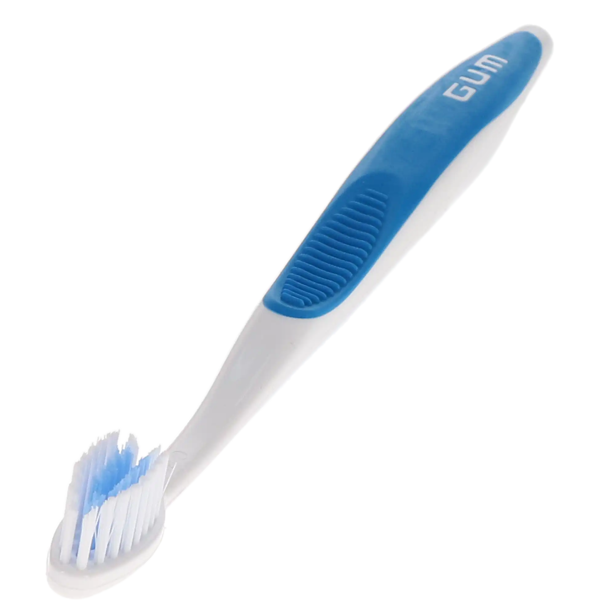 GUM Orthodontic Toothbrush, Soft Nylon, 4-Row V Trim, 12/Box, 124PD