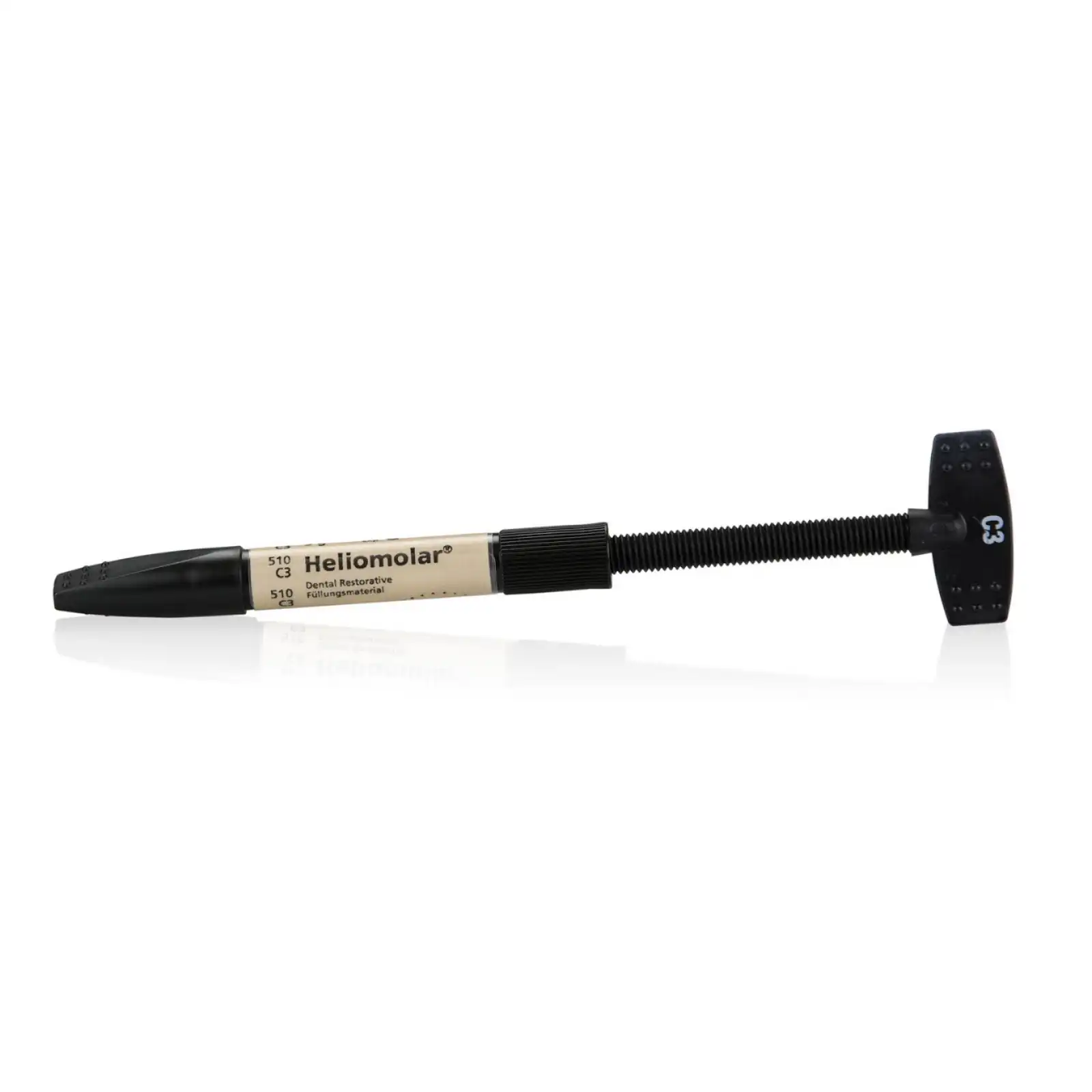 Heliomolar Universal Microfilled Composite, Light-Cured, Syringe Refill, Universal Viscosity, 3 g, Shade 510/C3/36, 1/Pk, 532692