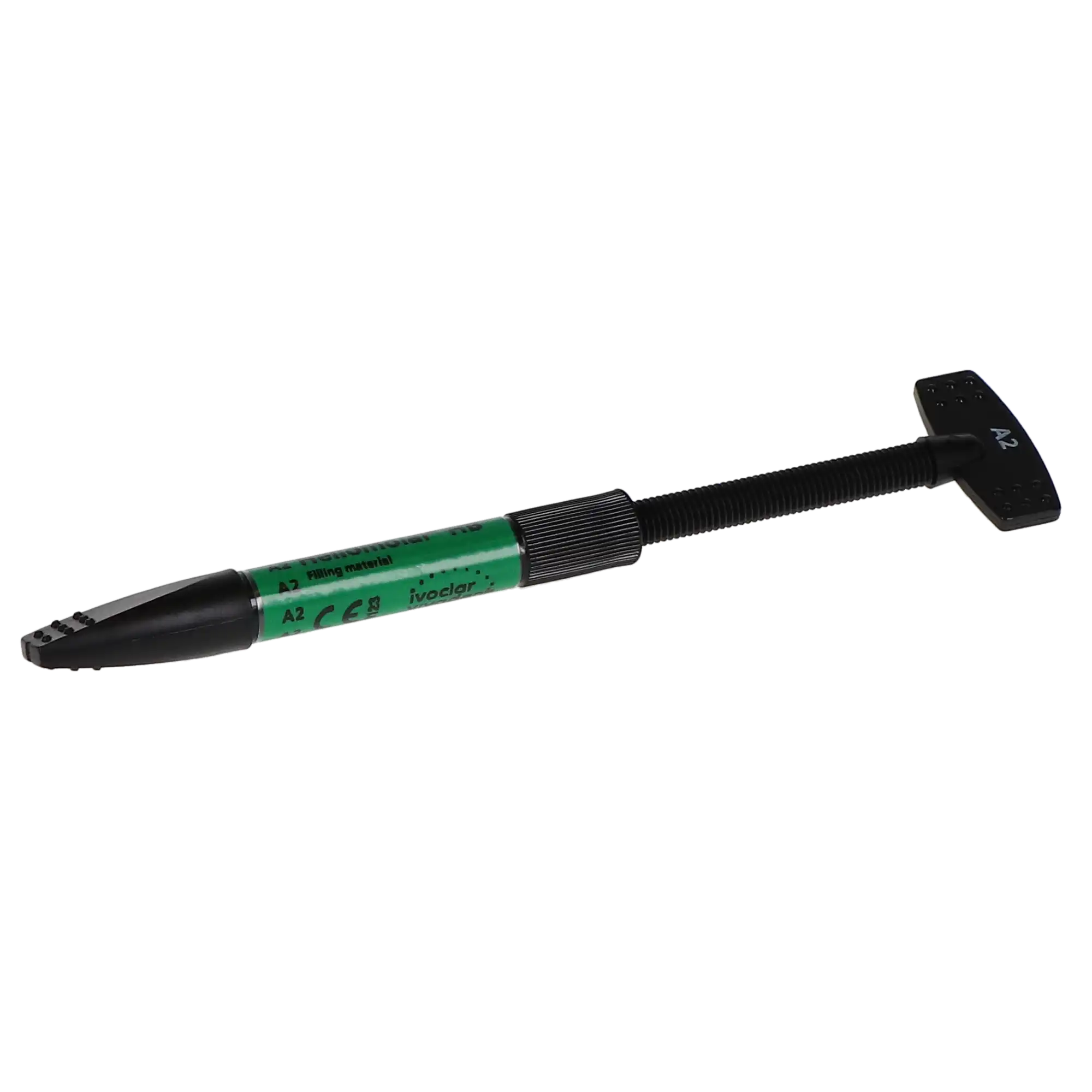 Heliomolar HB Microfilled Composite, Light-Curing, Syringe Refill, High Viscosity, 3 g, Shade 140/A2, 1/Pk, 560195